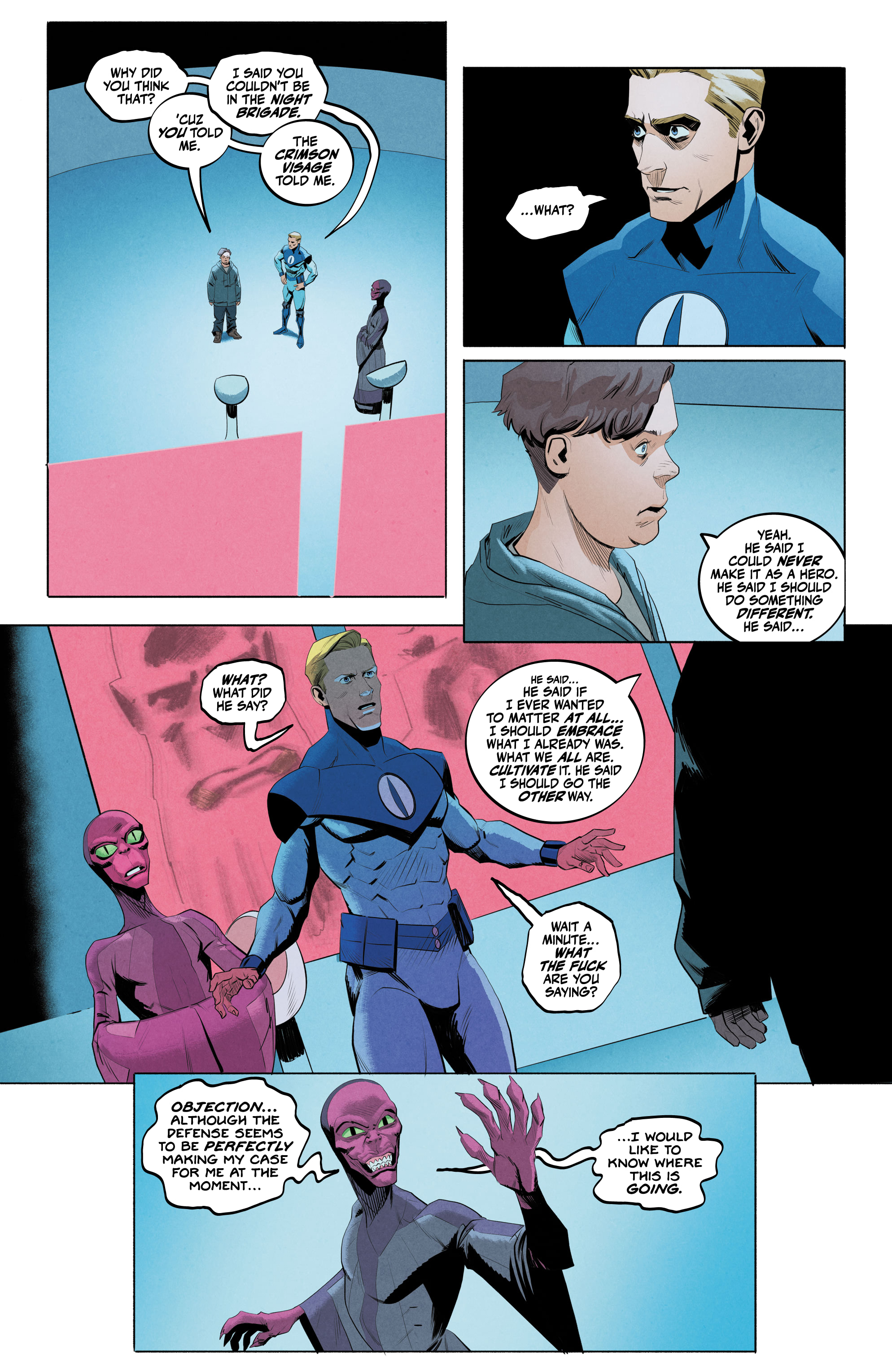 Read online The Blue Flame comic -  Issue #9 - 21