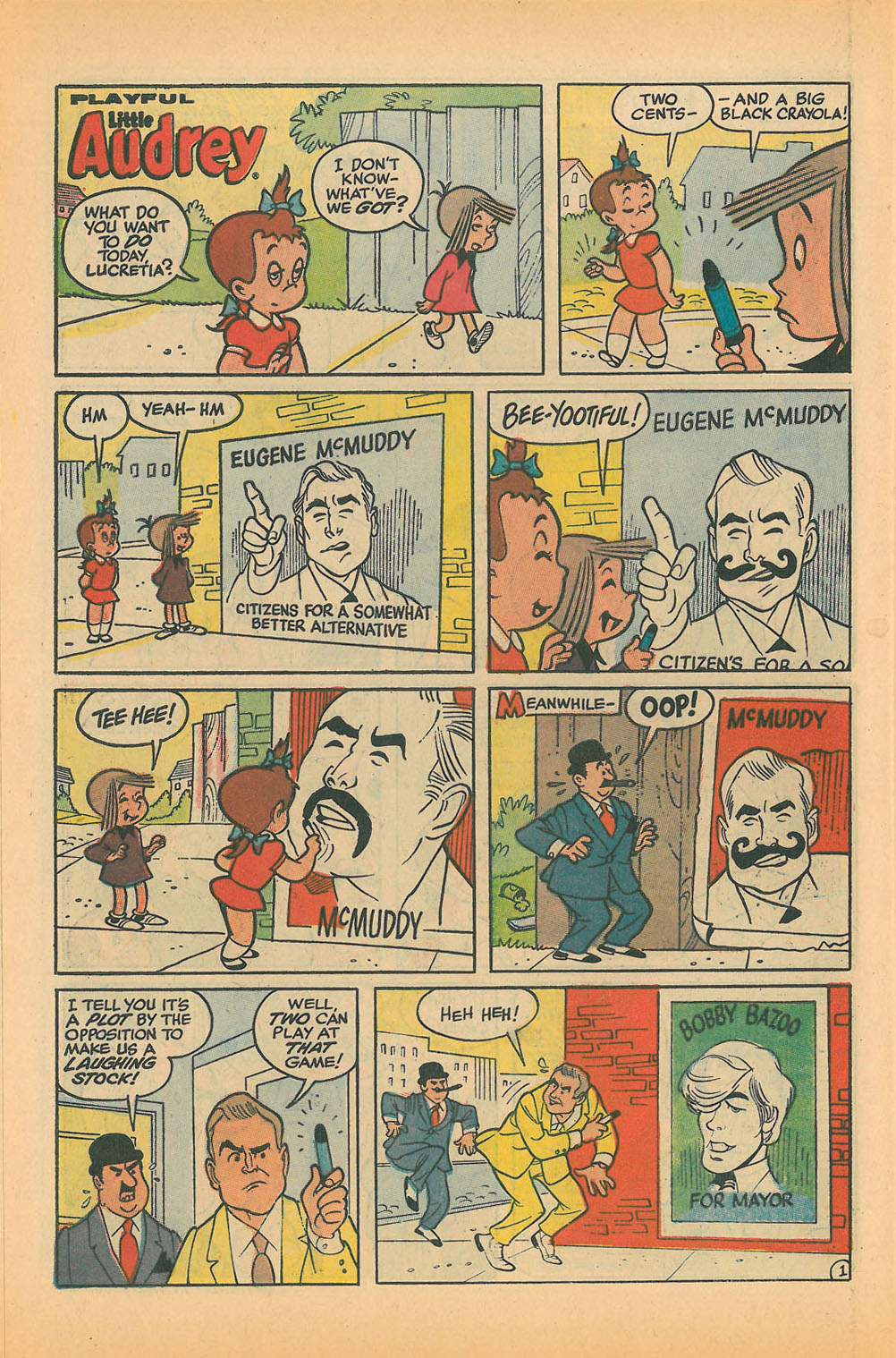 Read online Little Audrey And Melvin comic -  Issue #35 - 10