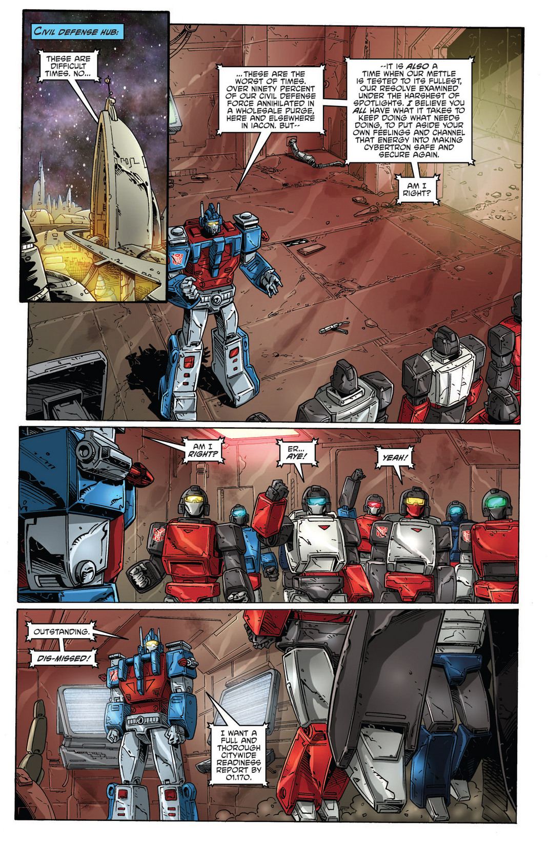 Read online The Transformers: Regeneration One comic -  Issue #91 - 11