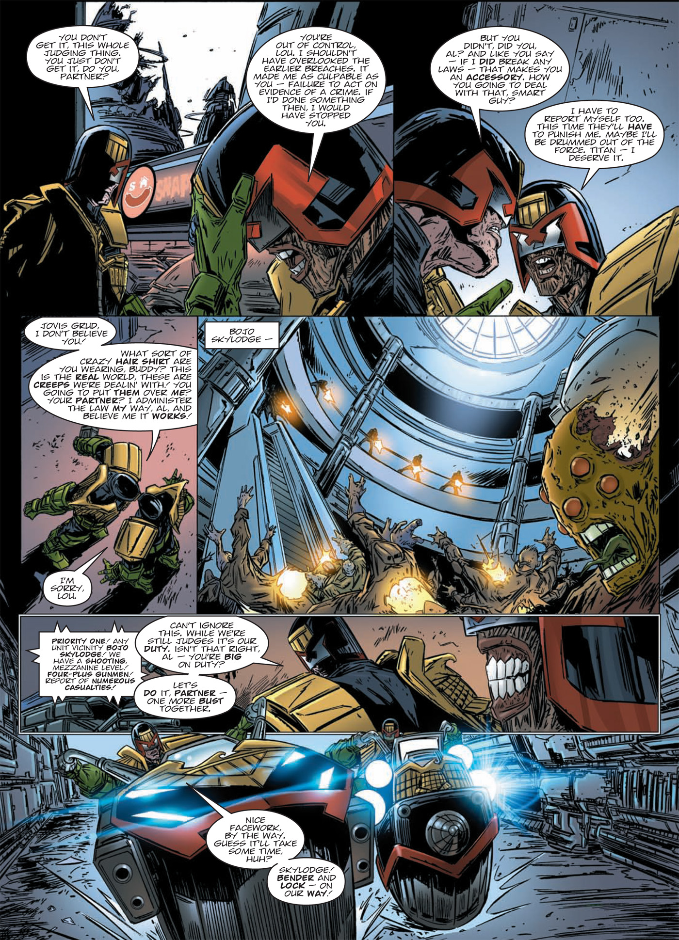 Read online Judge Dredd: Day of Chaos: Fallout comic -  Issue # TPB (Part 3) - 31