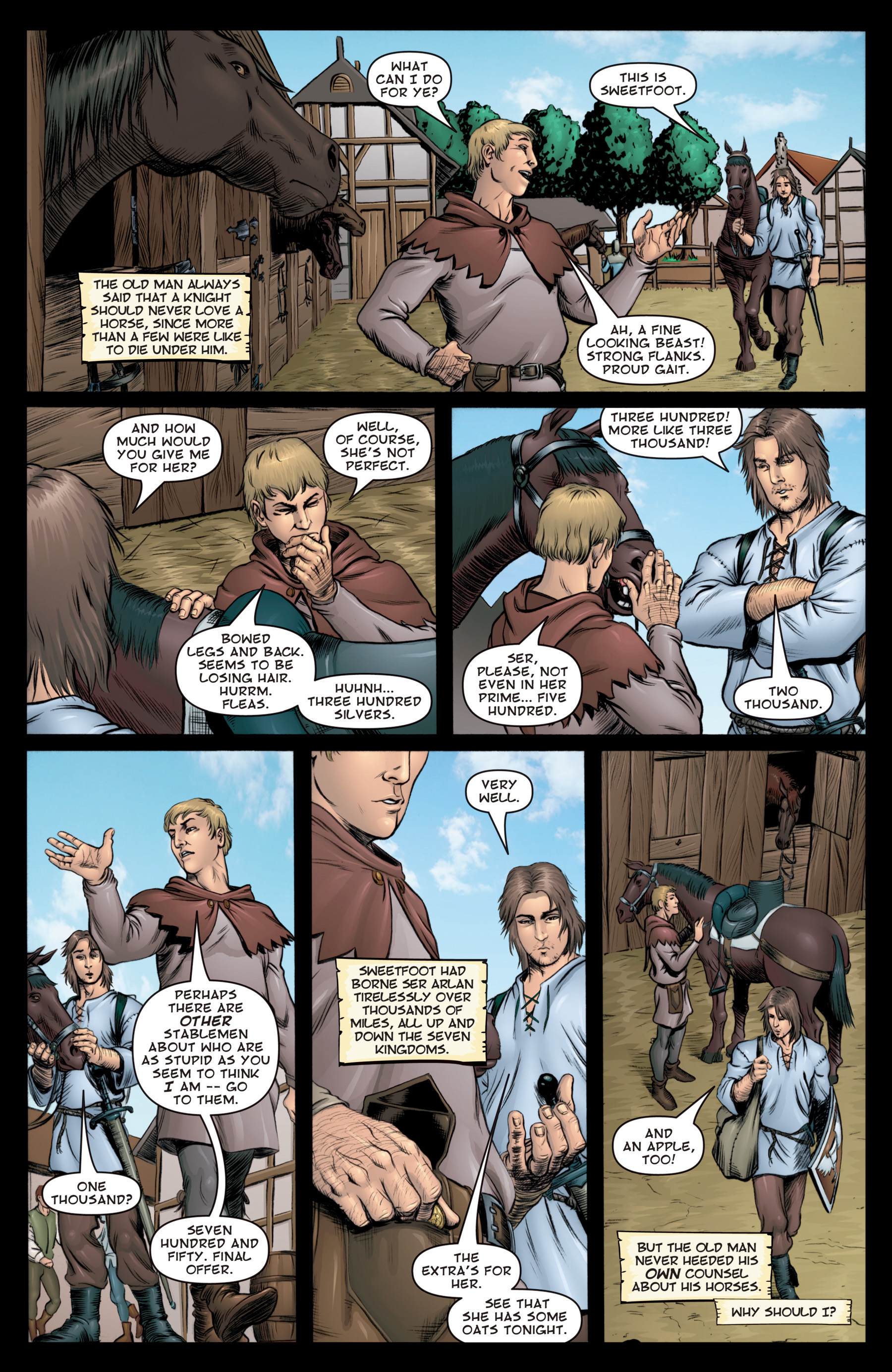 Read online The Hedge Knight: The Graphic Novel comic -  Issue # Full - 42