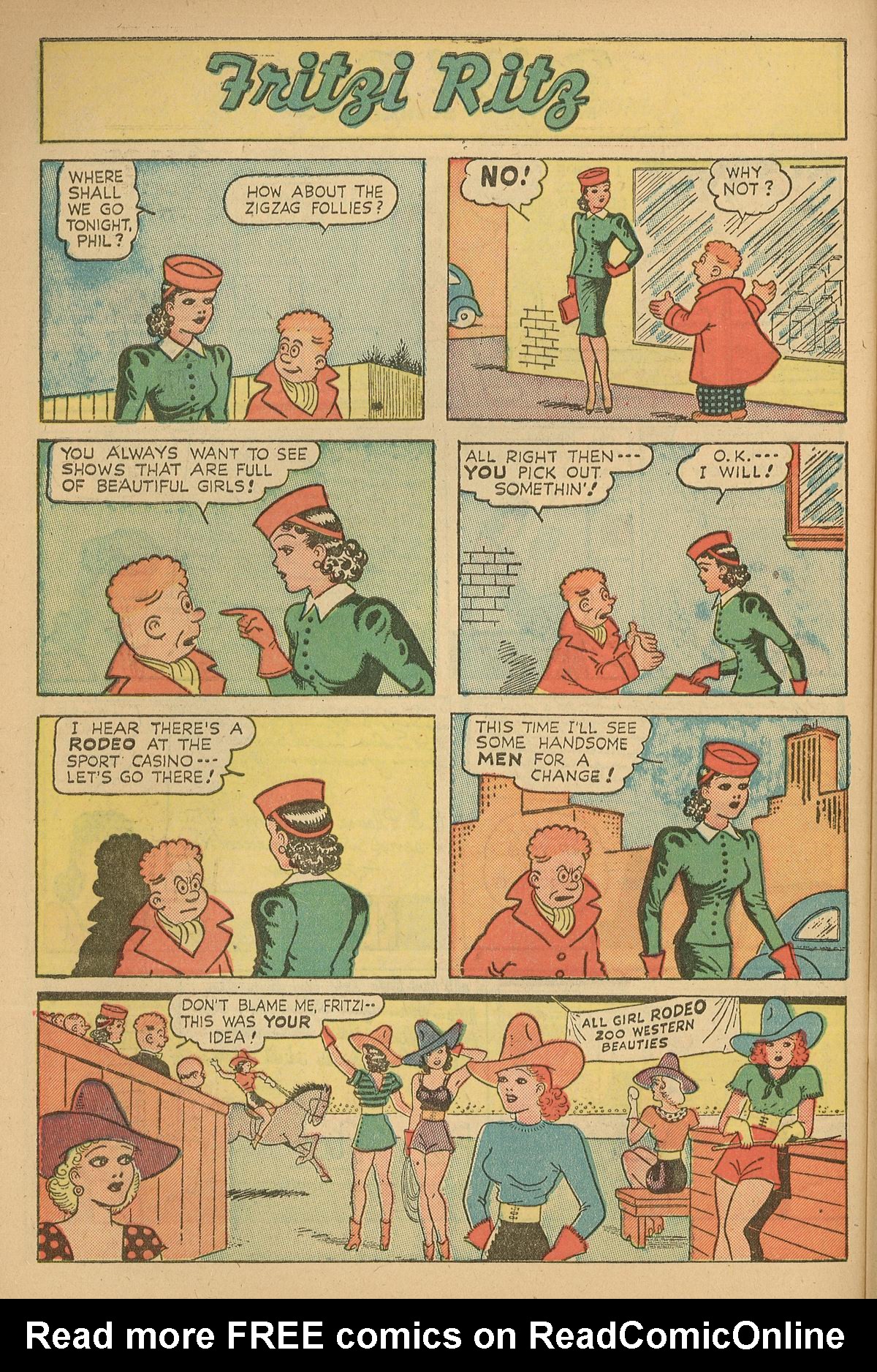 Read online Fritzi Ritz (1948) comic -  Issue #4 - 30