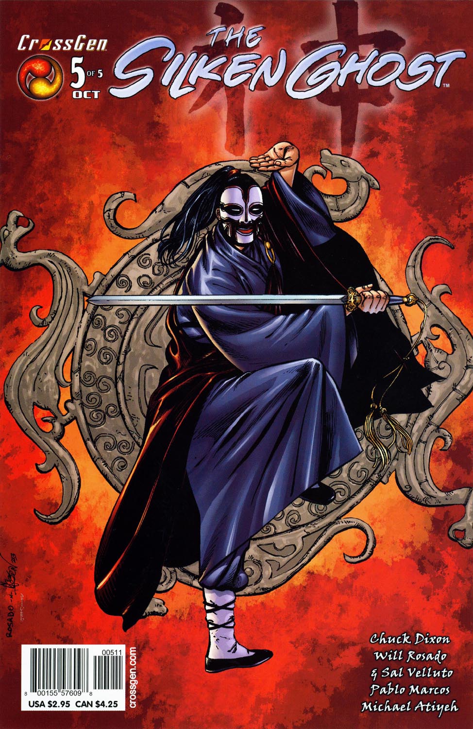 Read online Silken Ghost comic -  Issue #5 - 1