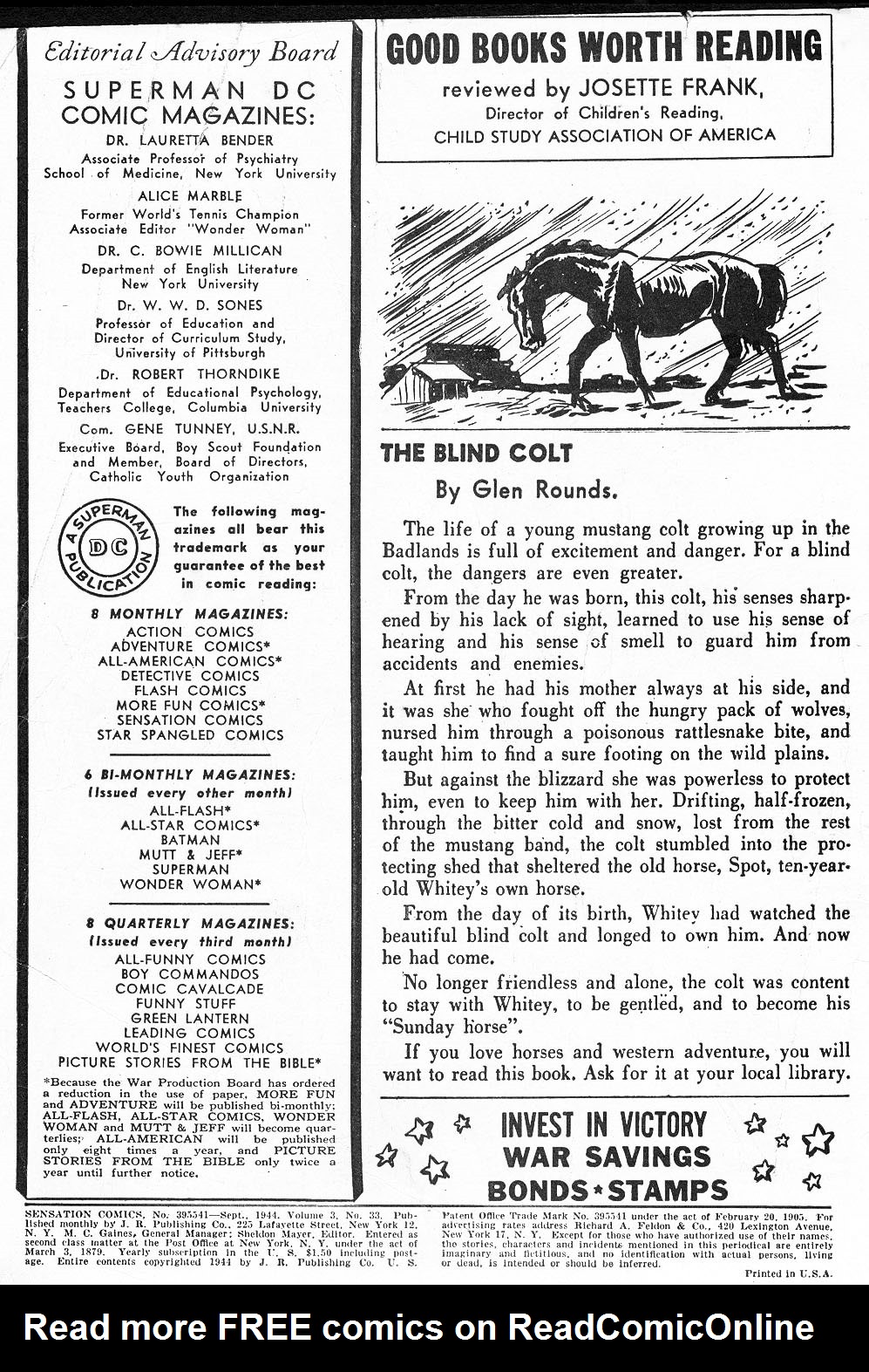 Read online Sensation (Mystery) Comics comic -  Issue #33 - 2