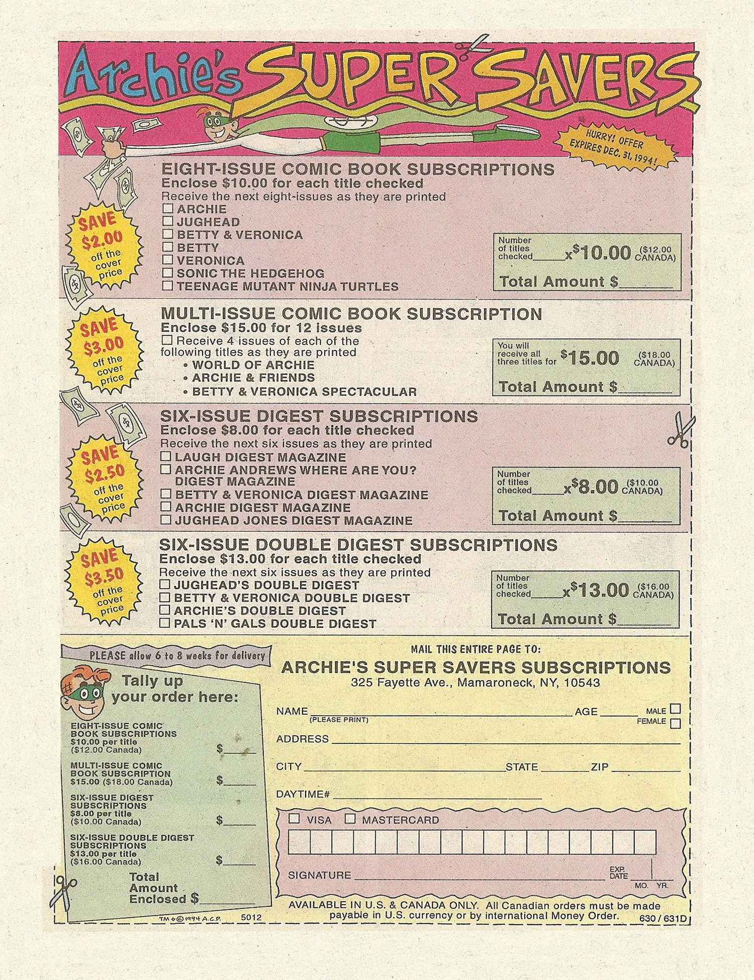 Read online Betty and Veronica Digest Magazine comic -  Issue #72 - 98