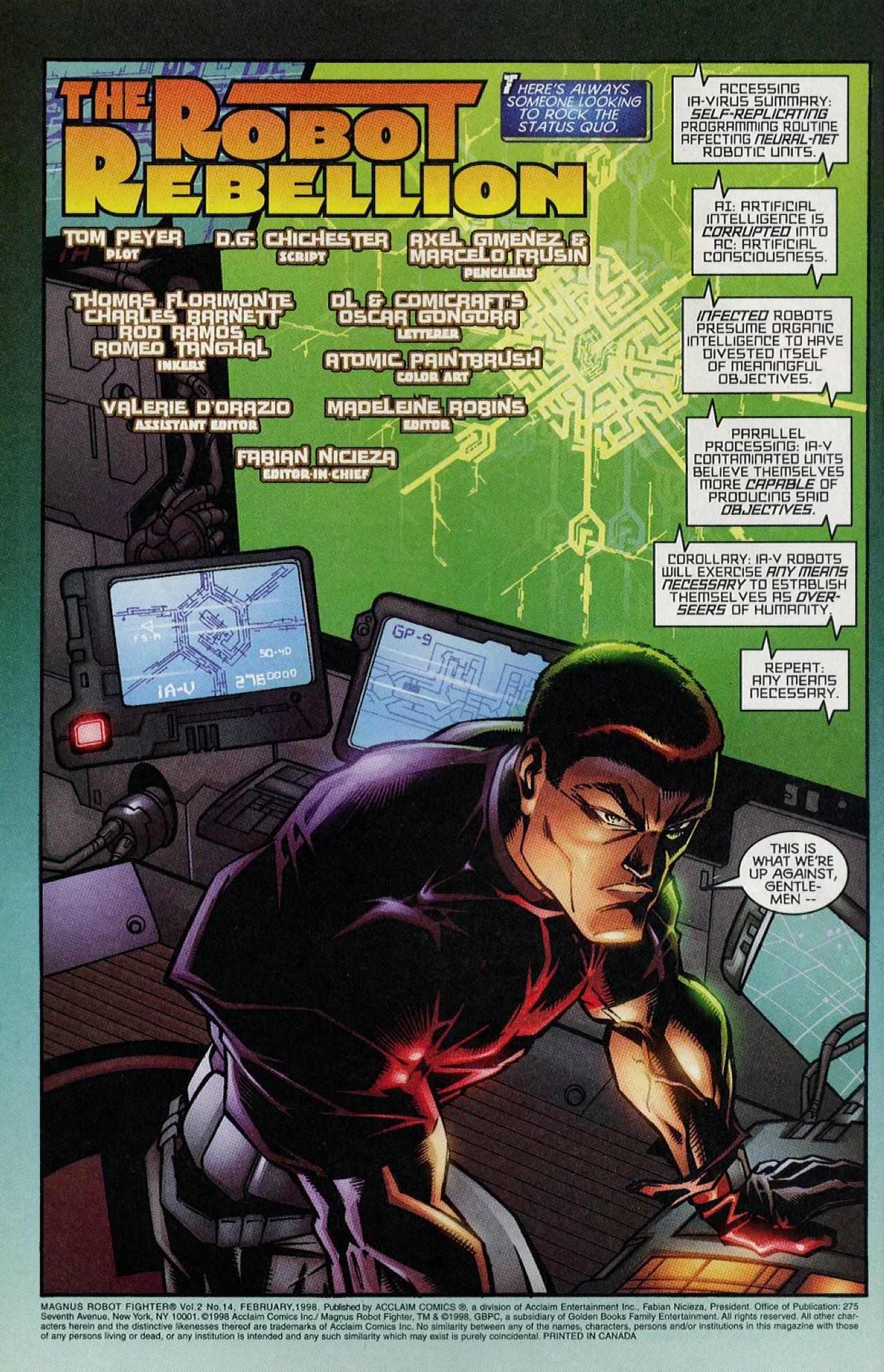 Read online Magnus Robot Fighter (1997) comic -  Issue #14 - 3