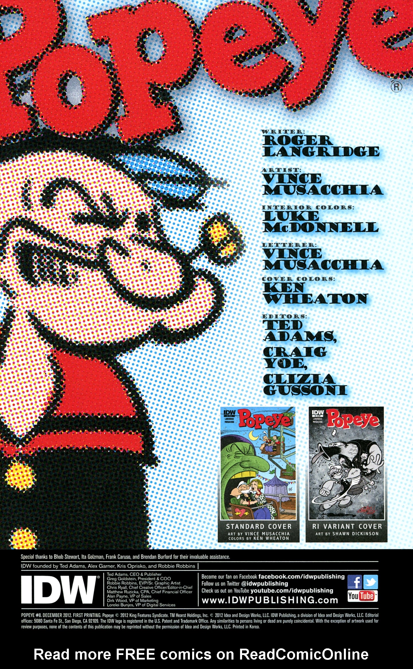 Read online Popeye (2012) comic -  Issue #8 - 2