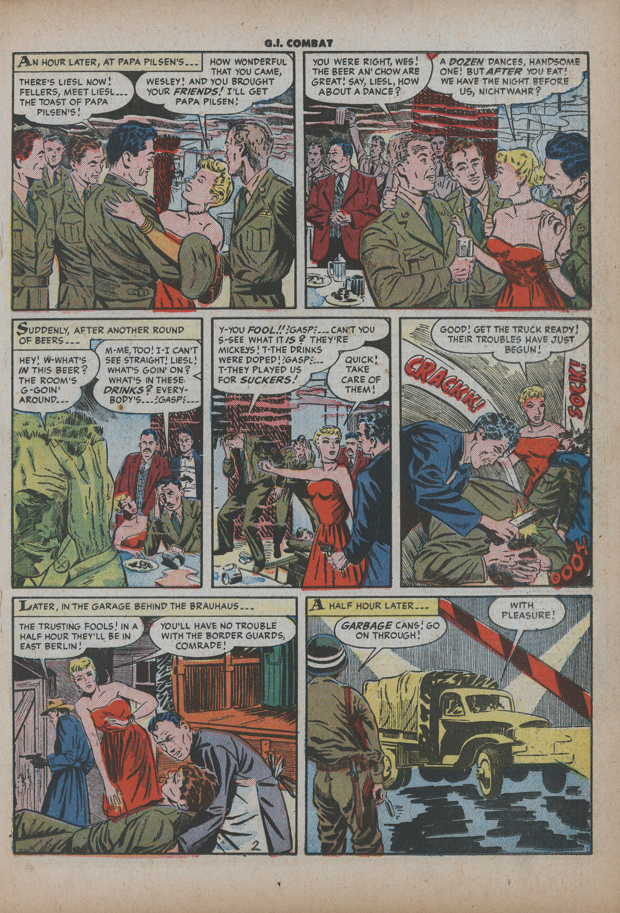 Read online G.I. Combat (1952) comic -  Issue #20 - 19