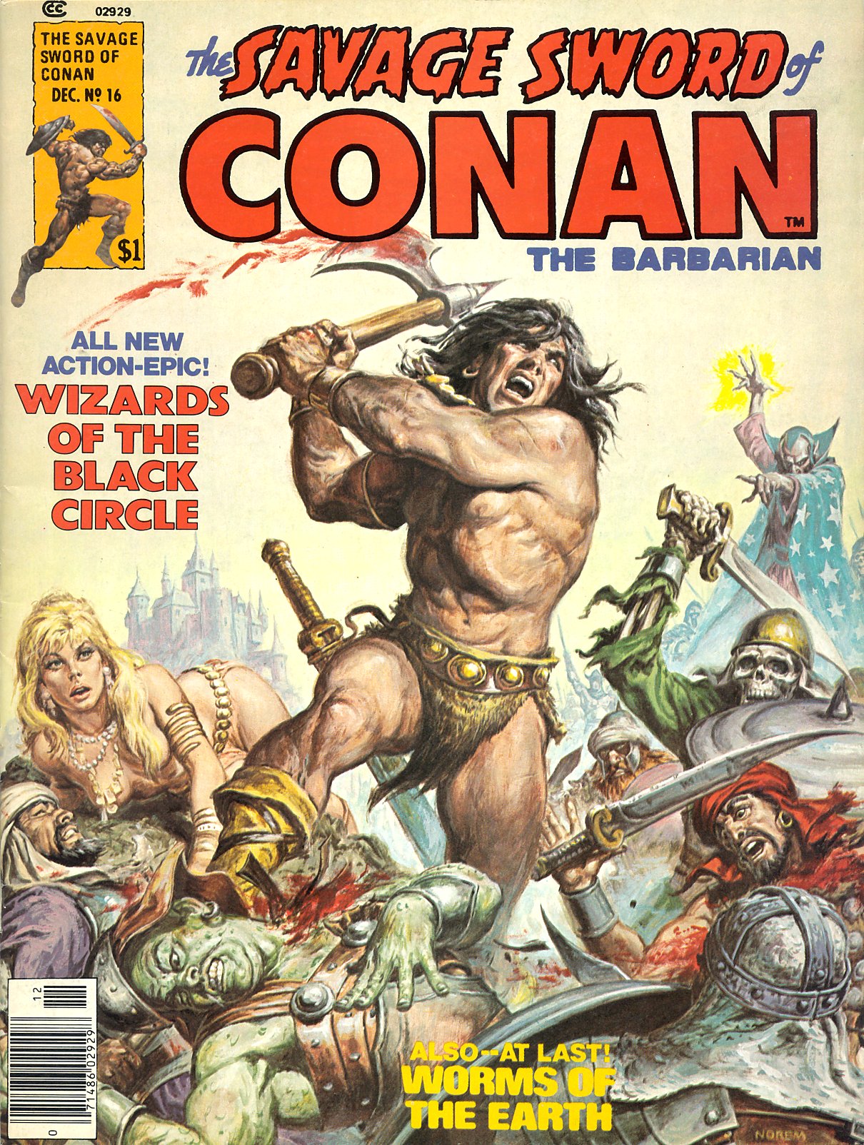 Read online The Savage Sword Of Conan comic -  Issue #16 - 1