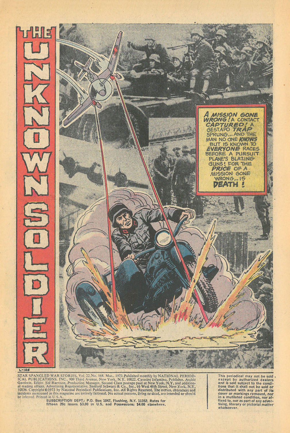 Read online Star Spangled War Stories (1952) comic -  Issue #168 - 3