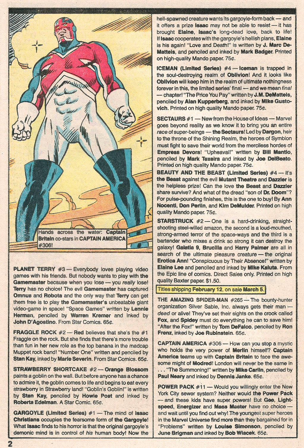 Read online Marvel Age comic -  Issue #26 - 4