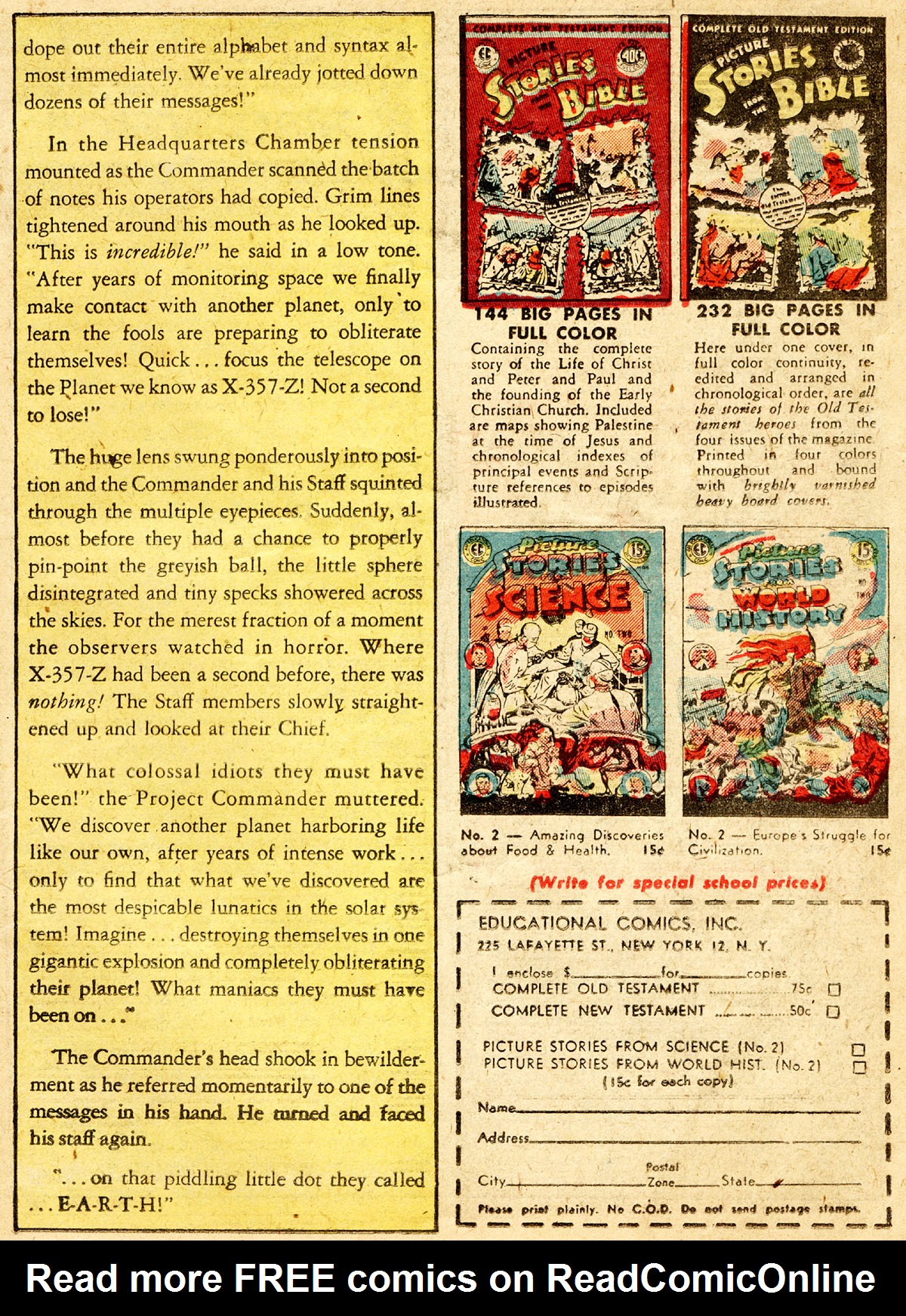 Read online Weird Fantasy (1951) comic -  Issue #13 - 19