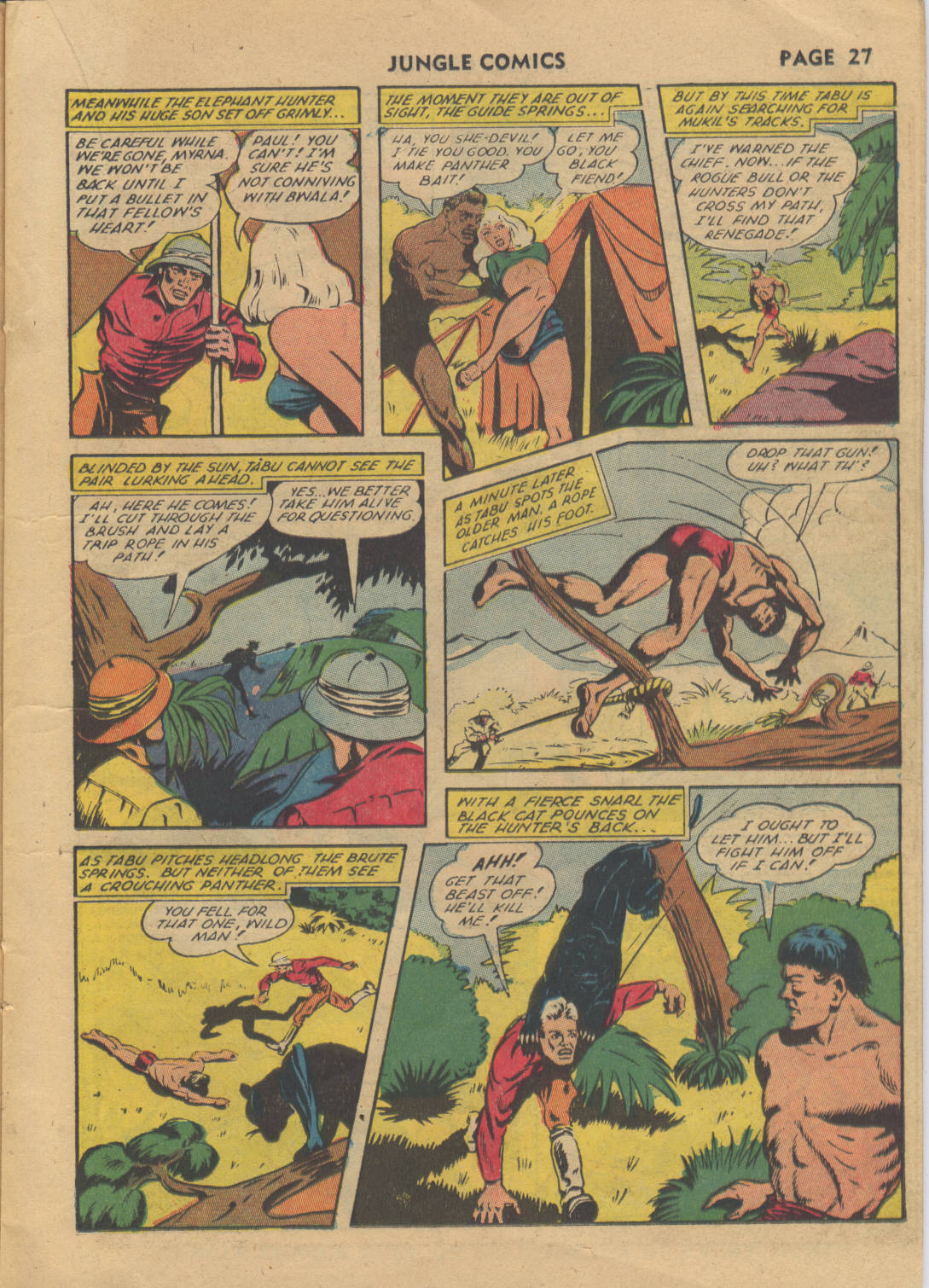 Read online Jungle Comics comic -  Issue #34 - 29