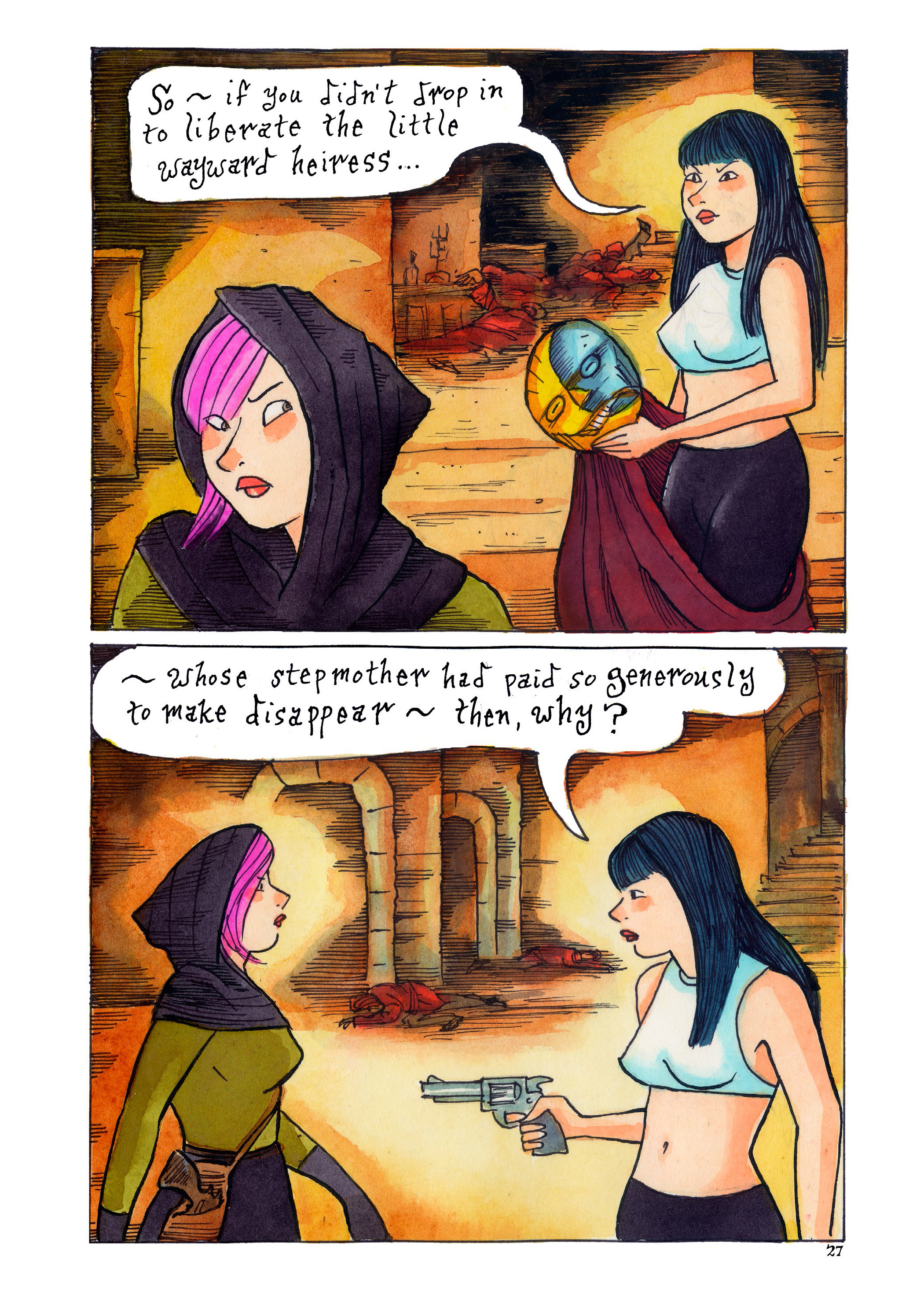 Read online Violenzia and Other Deadly Amusements comic -  Issue # TPB - 28