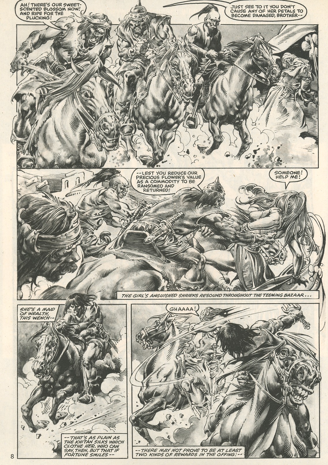 Read online The Savage Sword Of Conan comic -  Issue #107 - 8