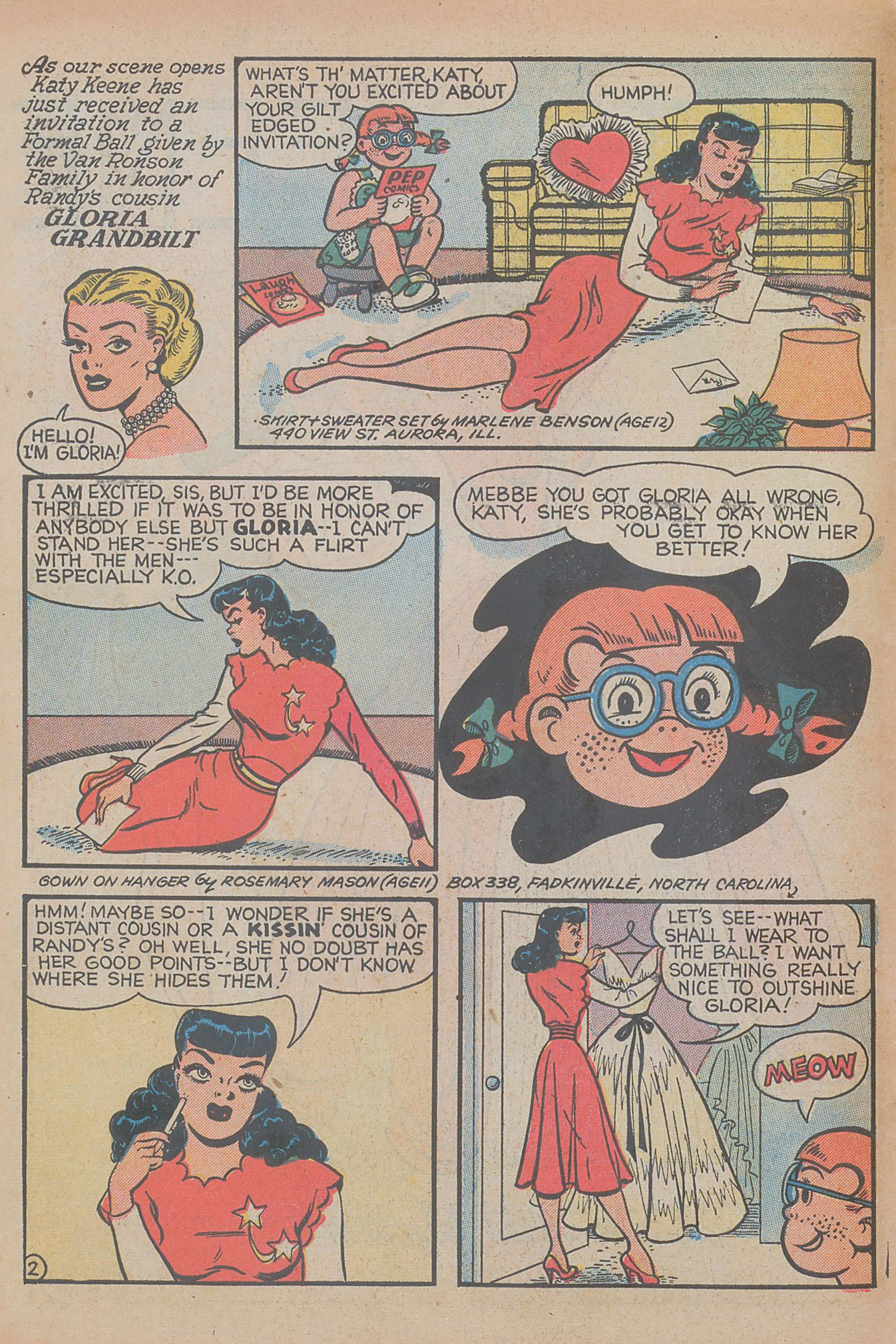 Read online Katy Keene (1949) comic -  Issue #9 - 4