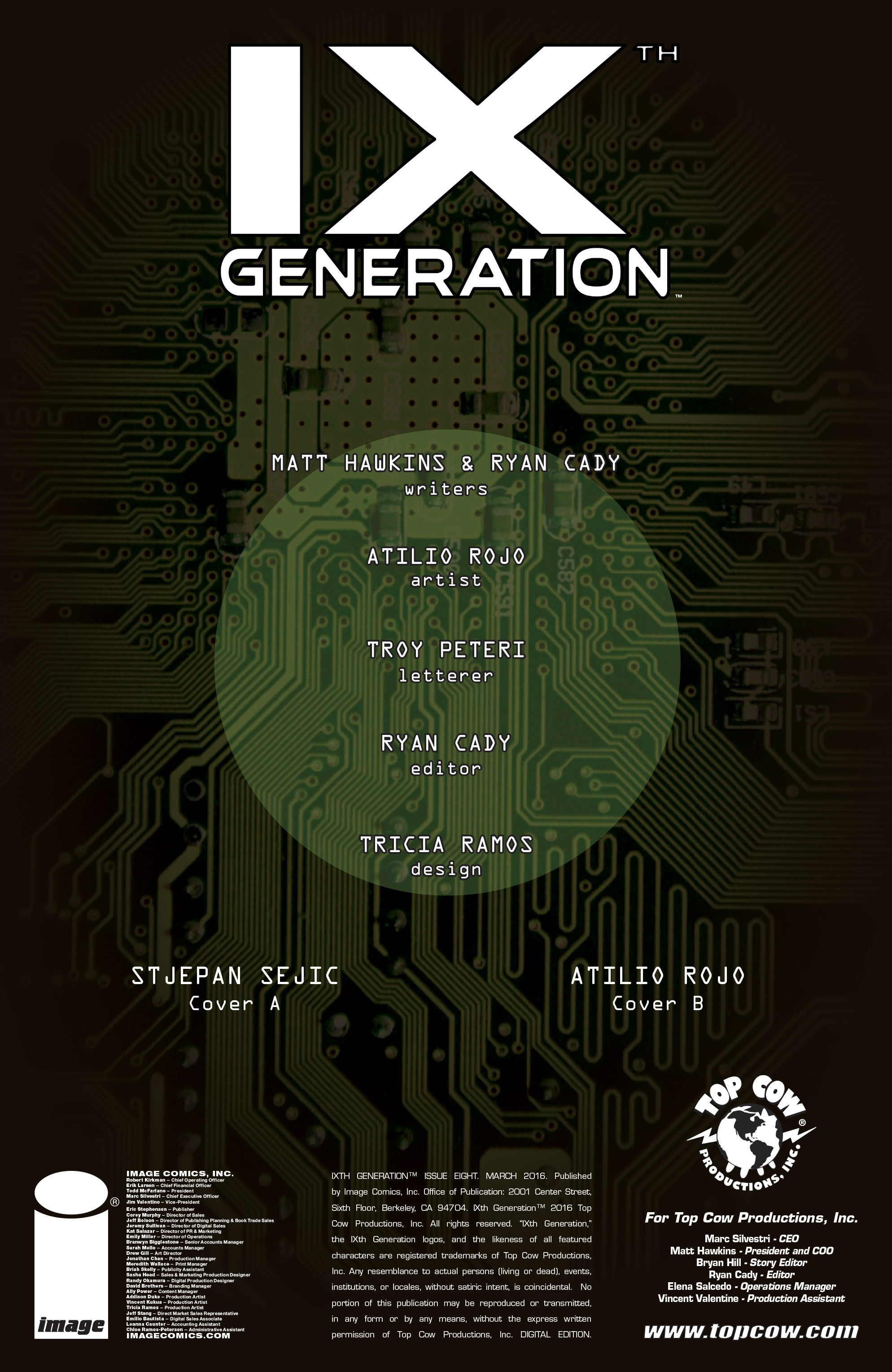 Read online IXth Generation comic -  Issue #8 - 2