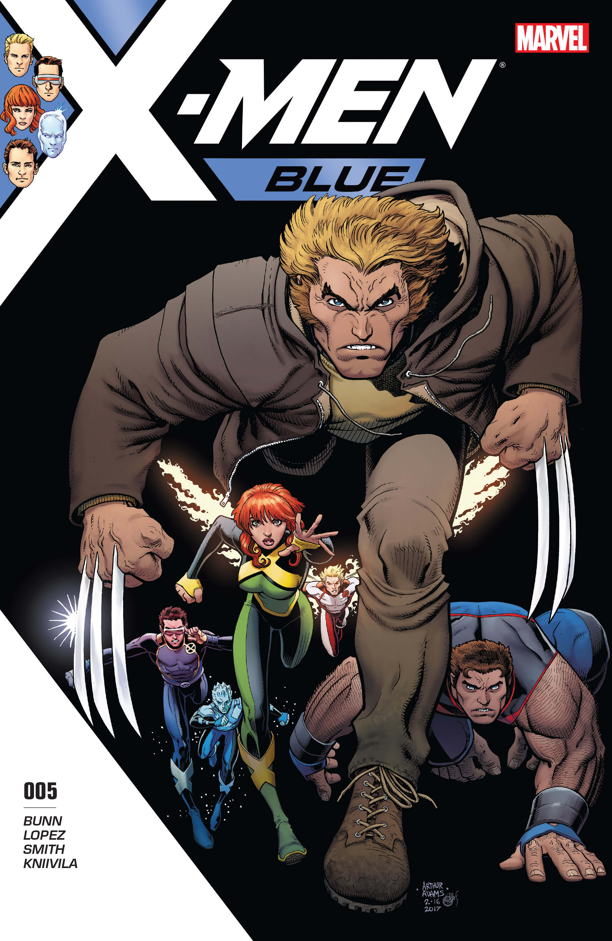 Read online X-Men: Blue comic -  Issue #5 - 1