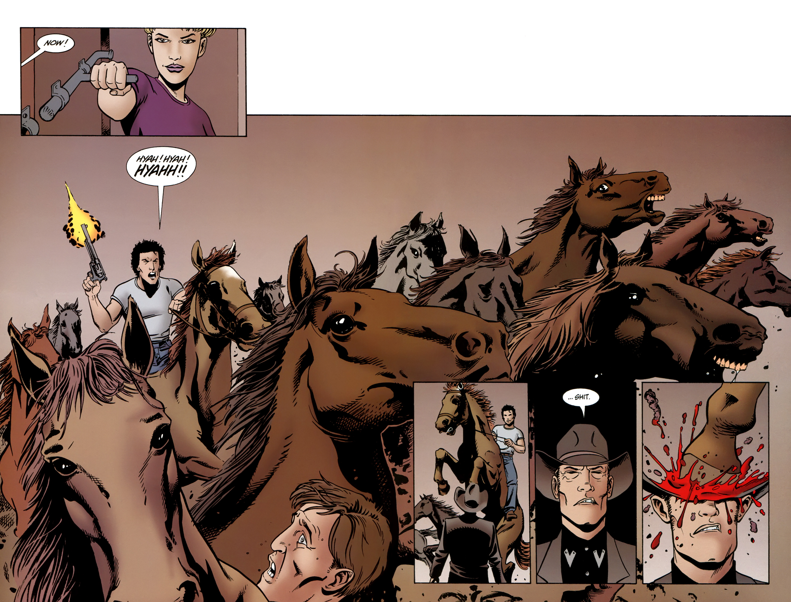 Read online Preacher: Tall in the Saddle comic -  Issue # Full - 44