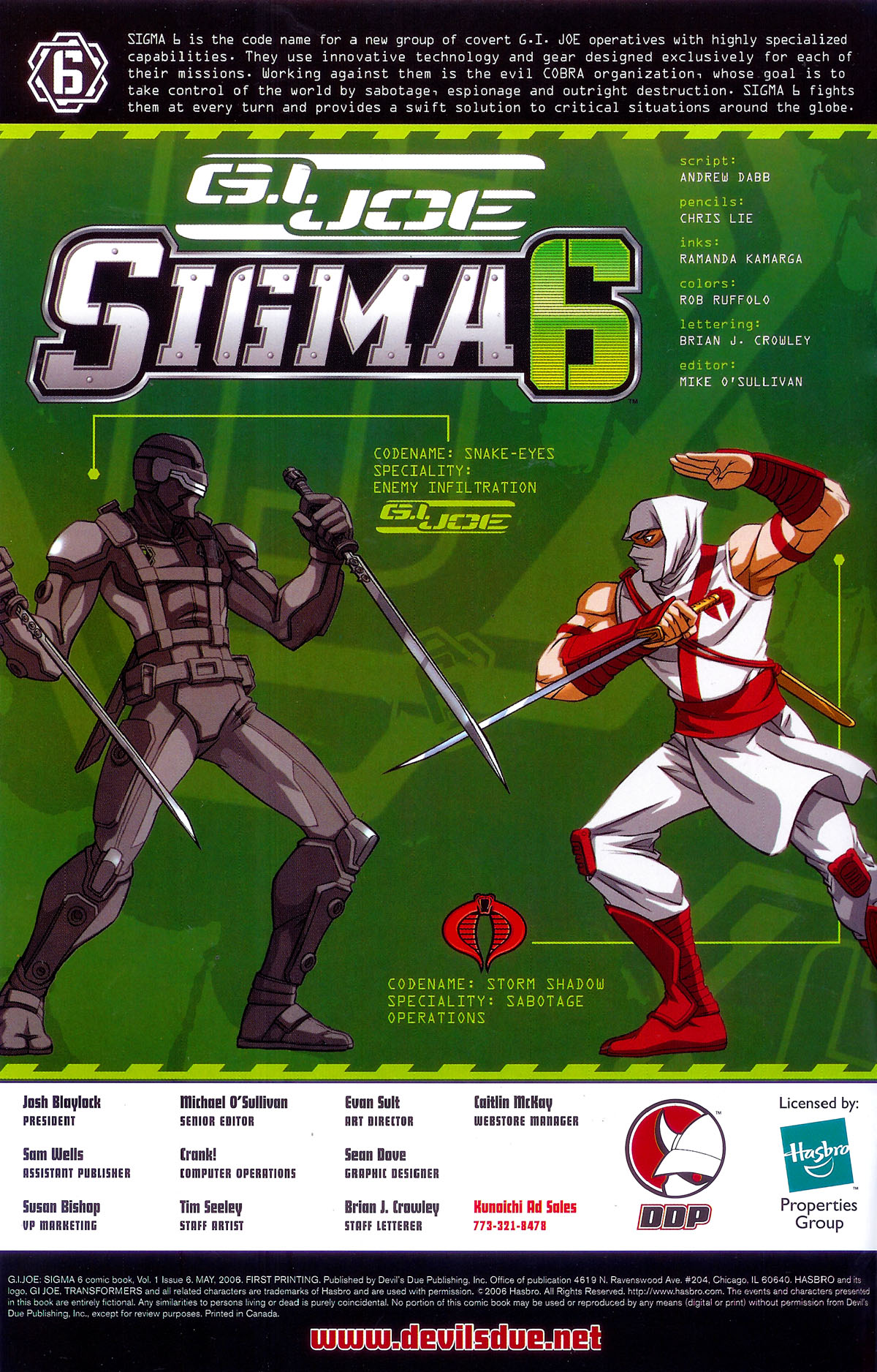 Read online G.I. Joe Sigma 6 comic -  Issue #6 - 2