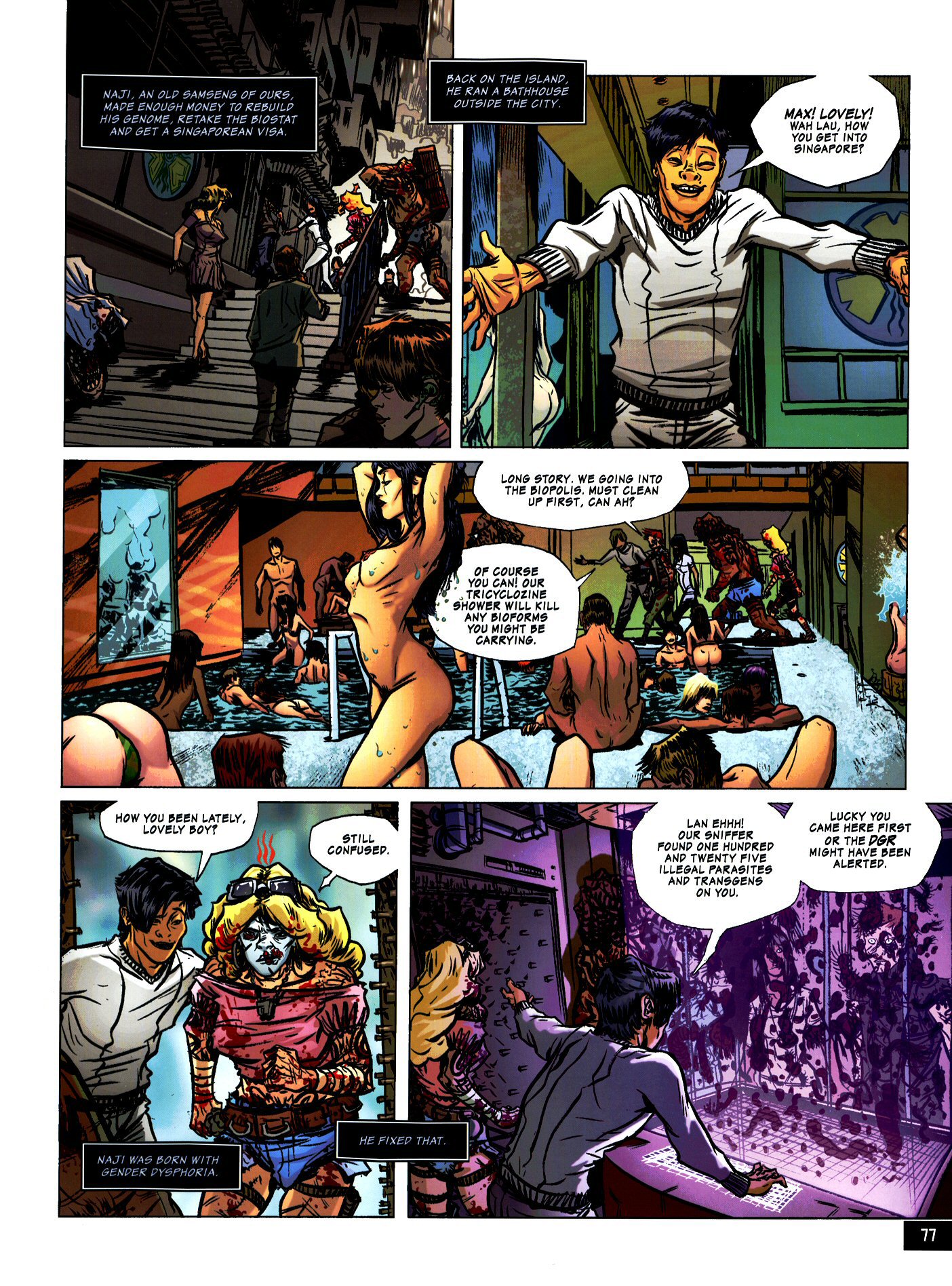 Read online Fluorescent Black comic -  Issue # TPB (Part 1) - 74