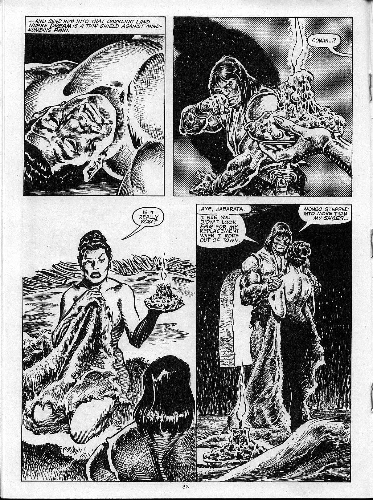 Read online The Savage Sword Of Conan comic -  Issue #203 - 34