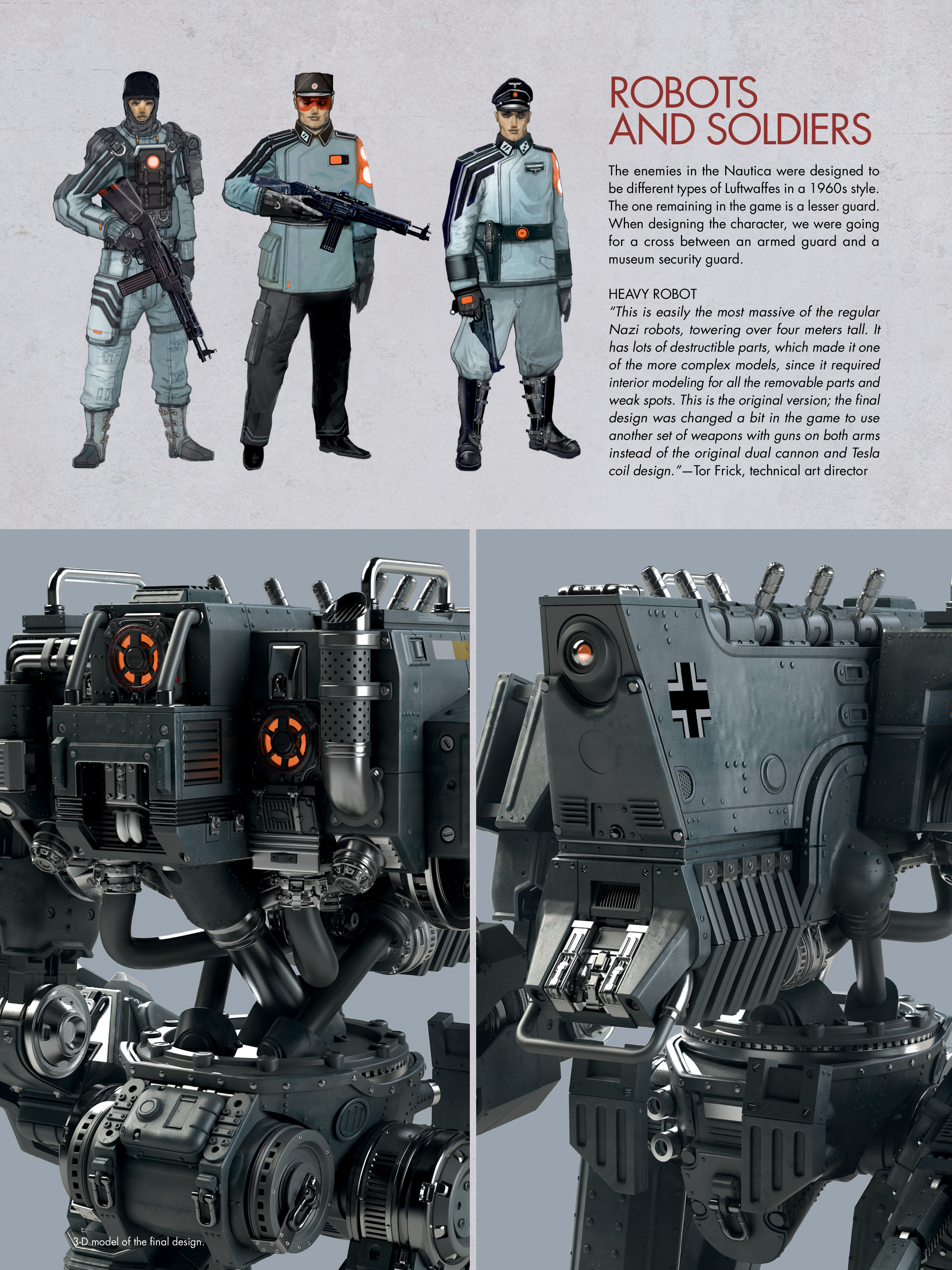 Read online The Art of Wolfenstein: The New Order comic -  Issue # TPB (Part 2) - 17