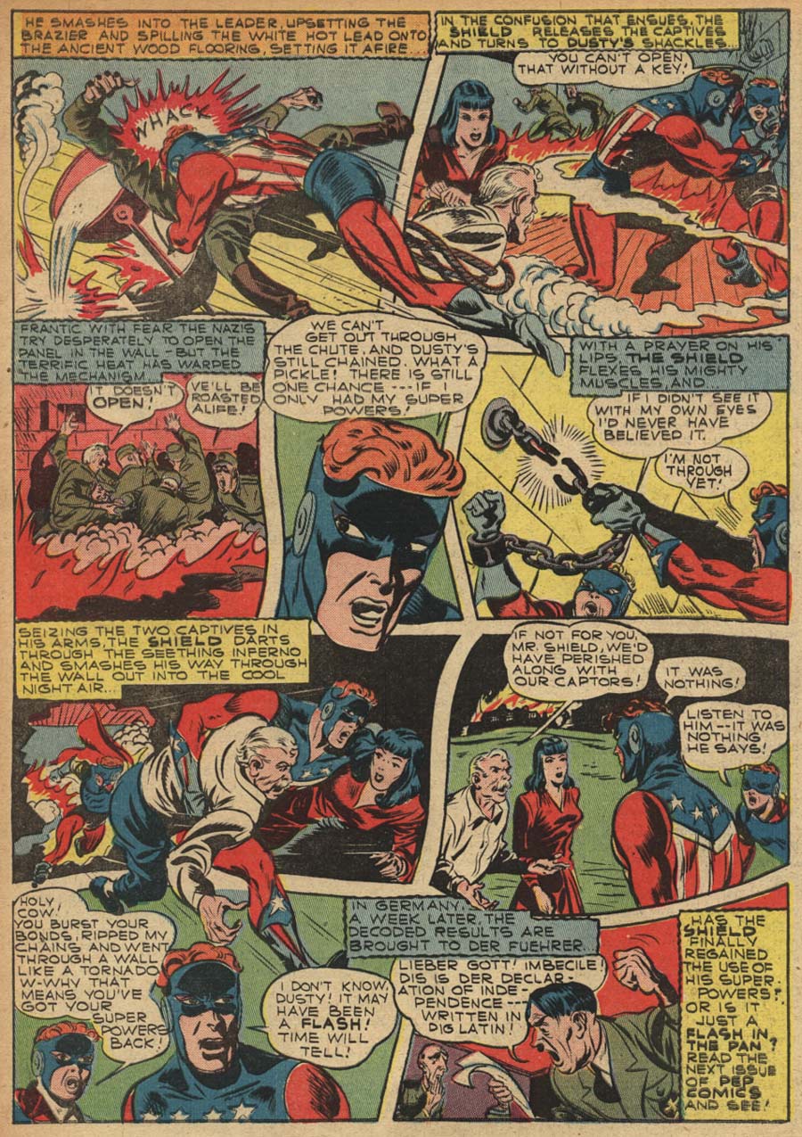 Read online Pep Comics comic -  Issue #33 - 14