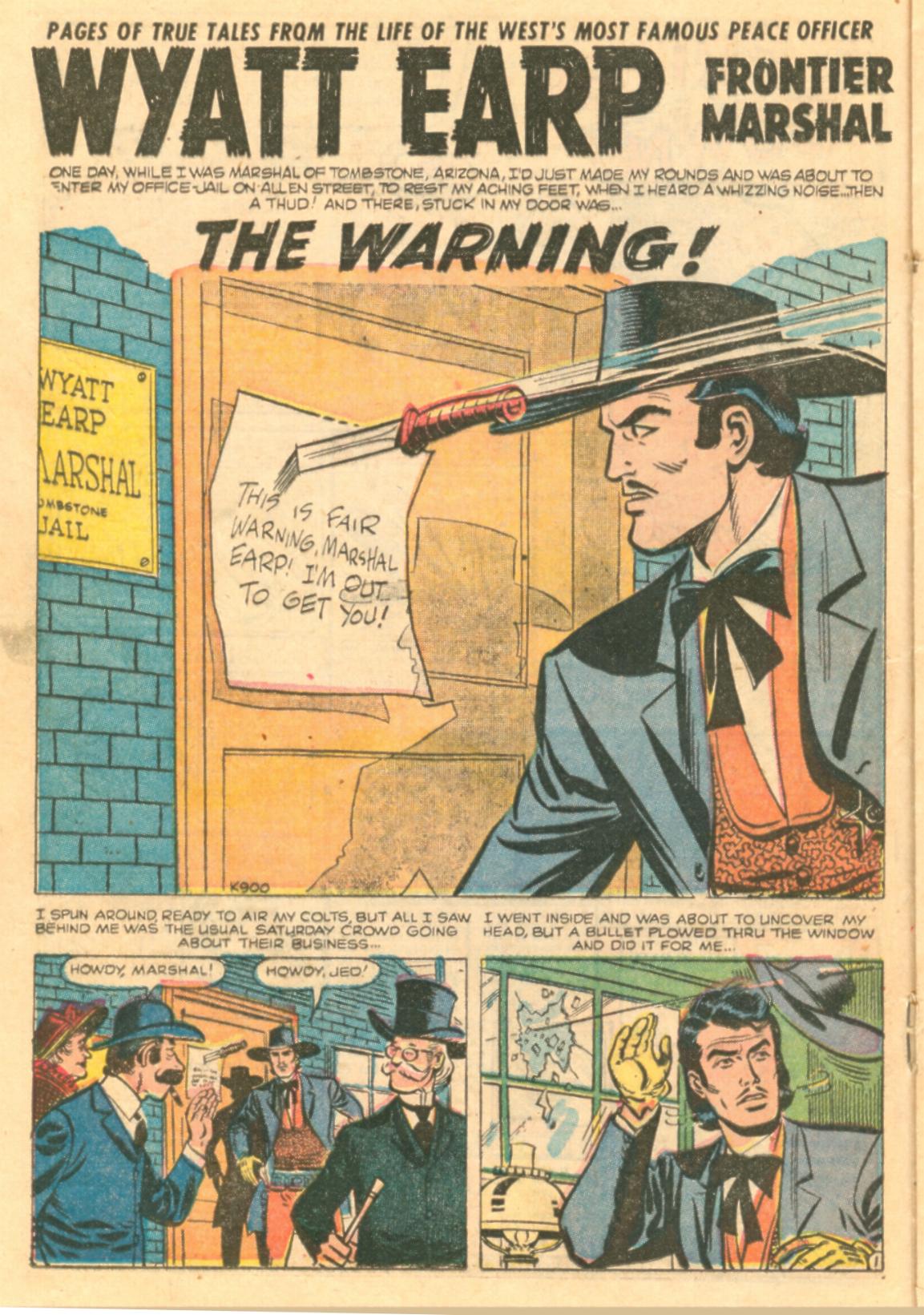 Read online Wyatt Earp comic -  Issue #8 - 16