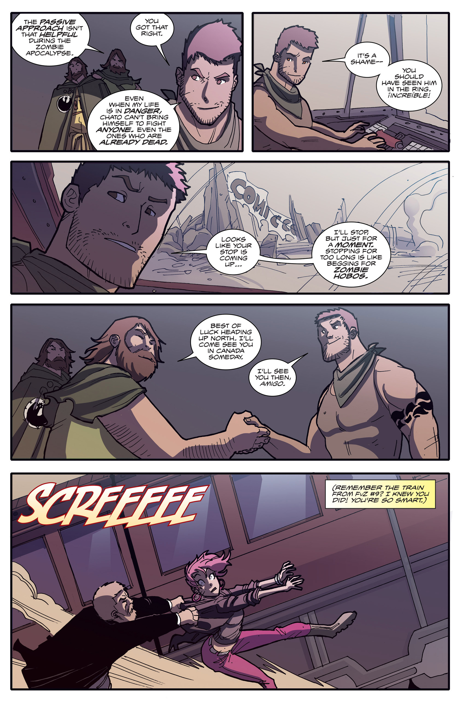 Read online Fanboys vs. Zombies comic -  Issue #19 - 10
