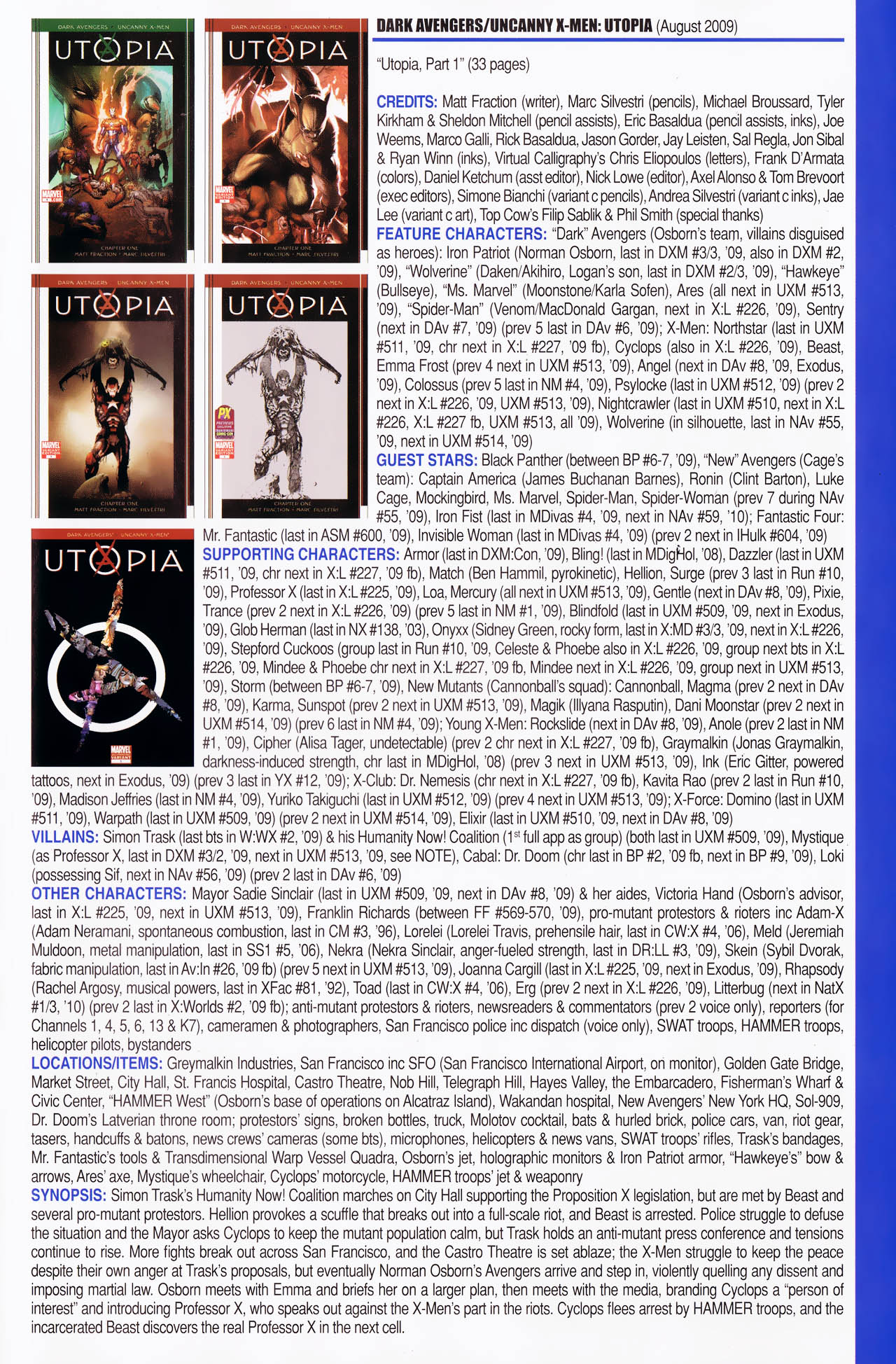 Read online Official Index to the Marvel Universe comic -  Issue #13 - 61