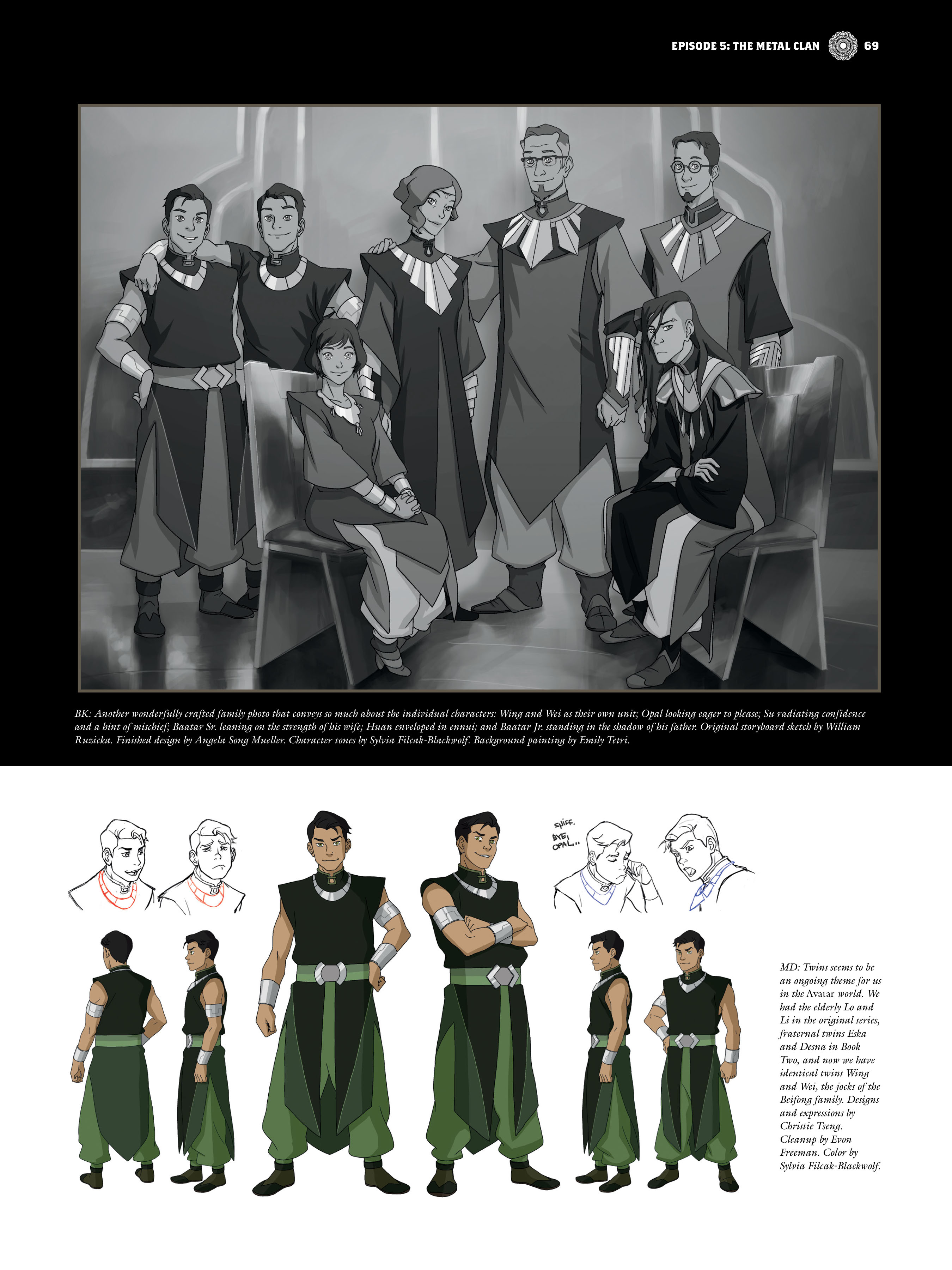 Read online The Legend of Korra: The Art of the Animated Series comic -  Issue # TPB 3 - 70