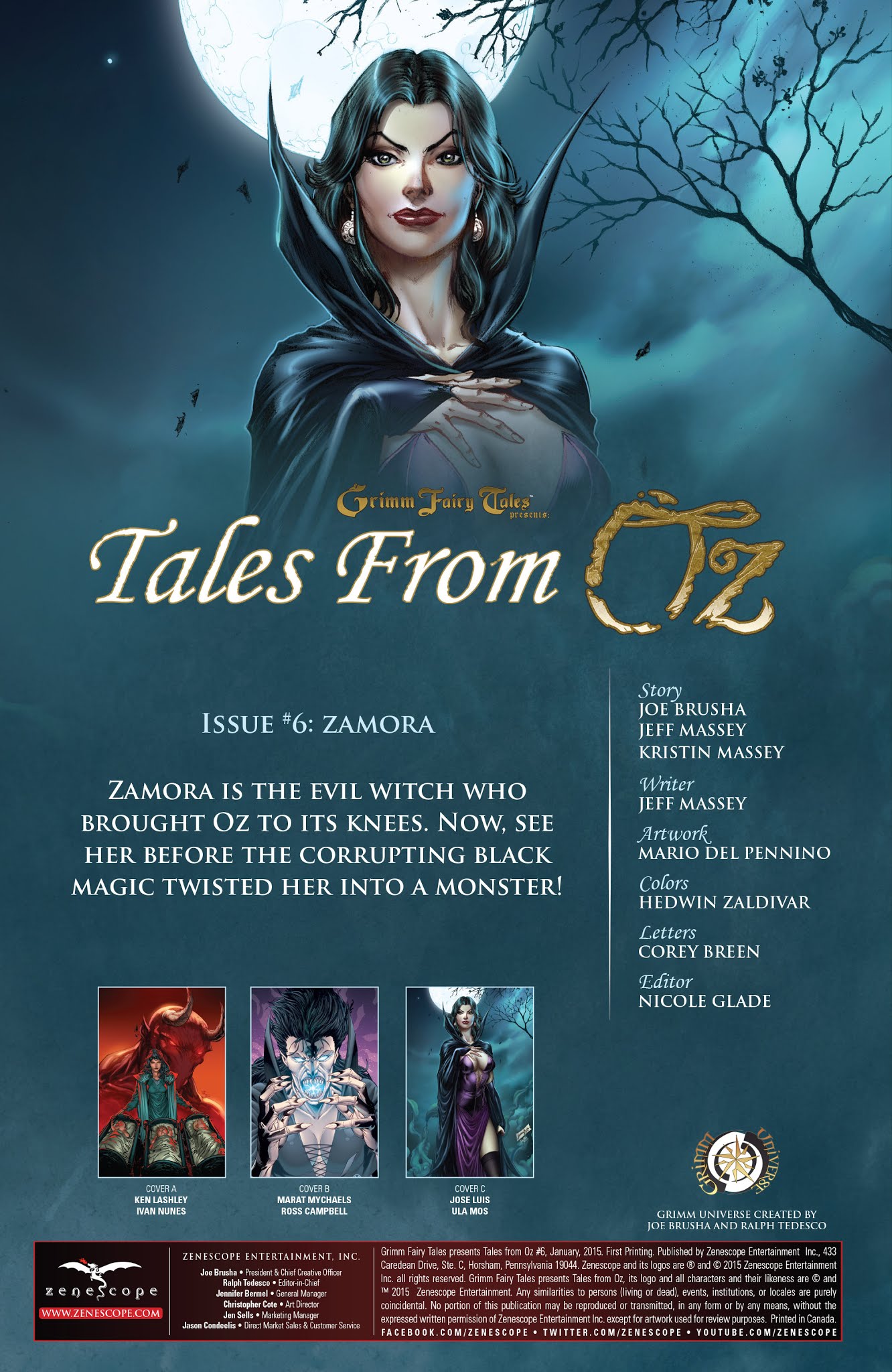 Read online Grimm Fairy Tales presents Tales from Oz comic -  Issue #6 - 2