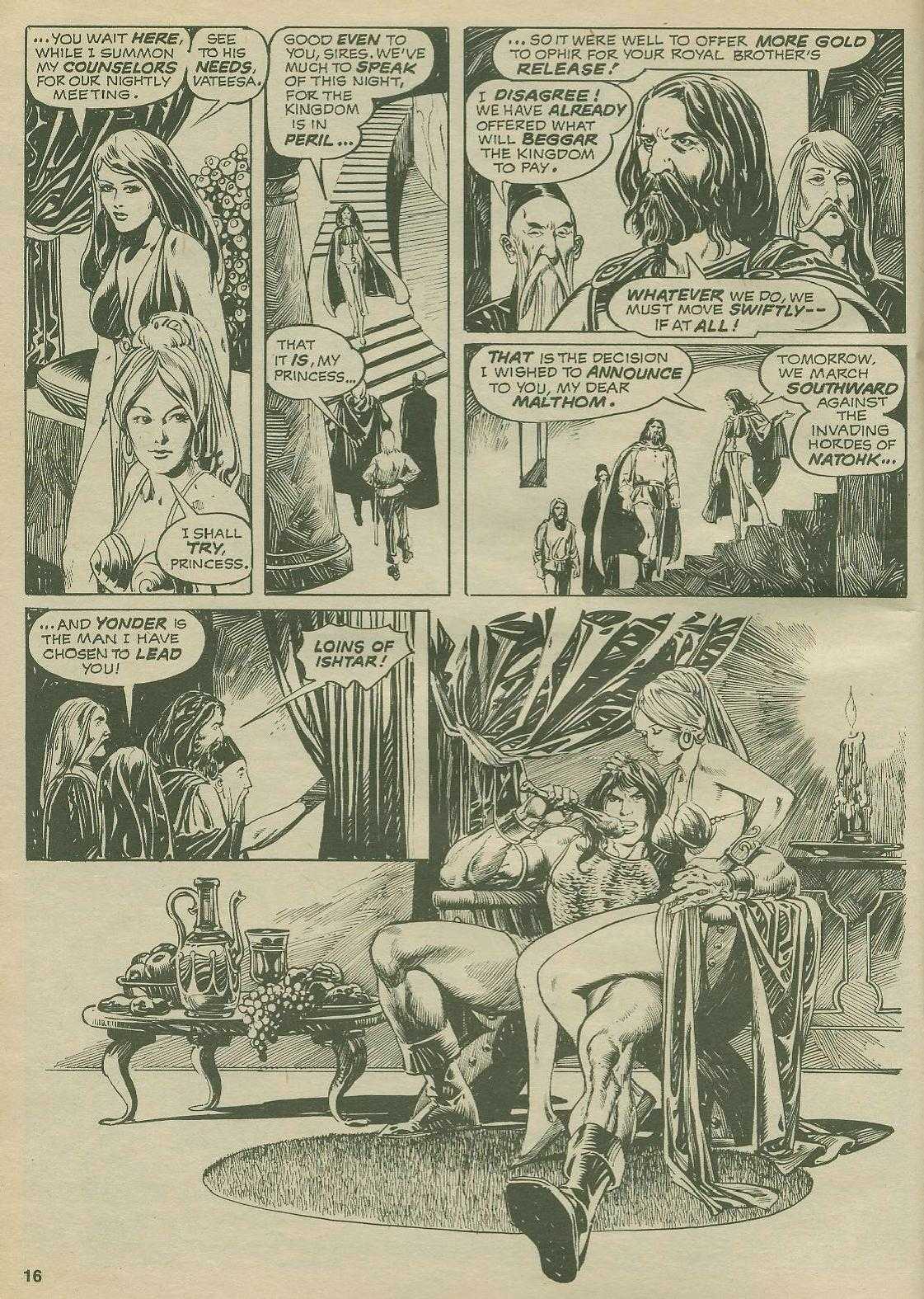 Read online The Savage Sword Of Conan comic -  Issue #2 - 16