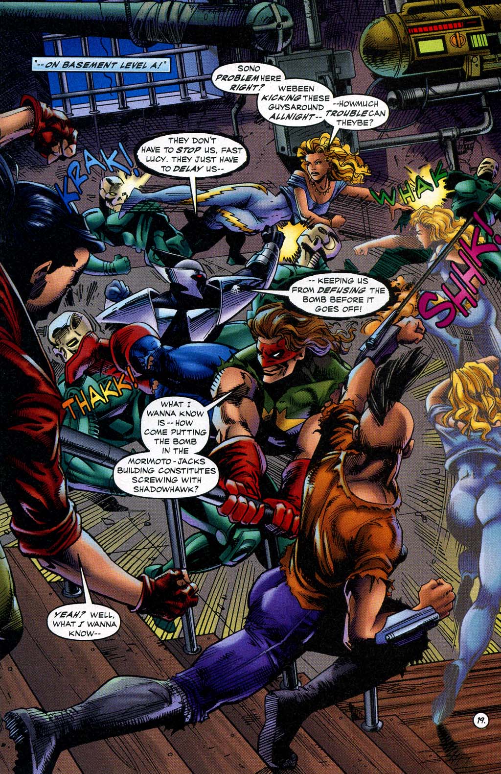 Read online The New Shadowhawk comic -  Issue #5 - 21