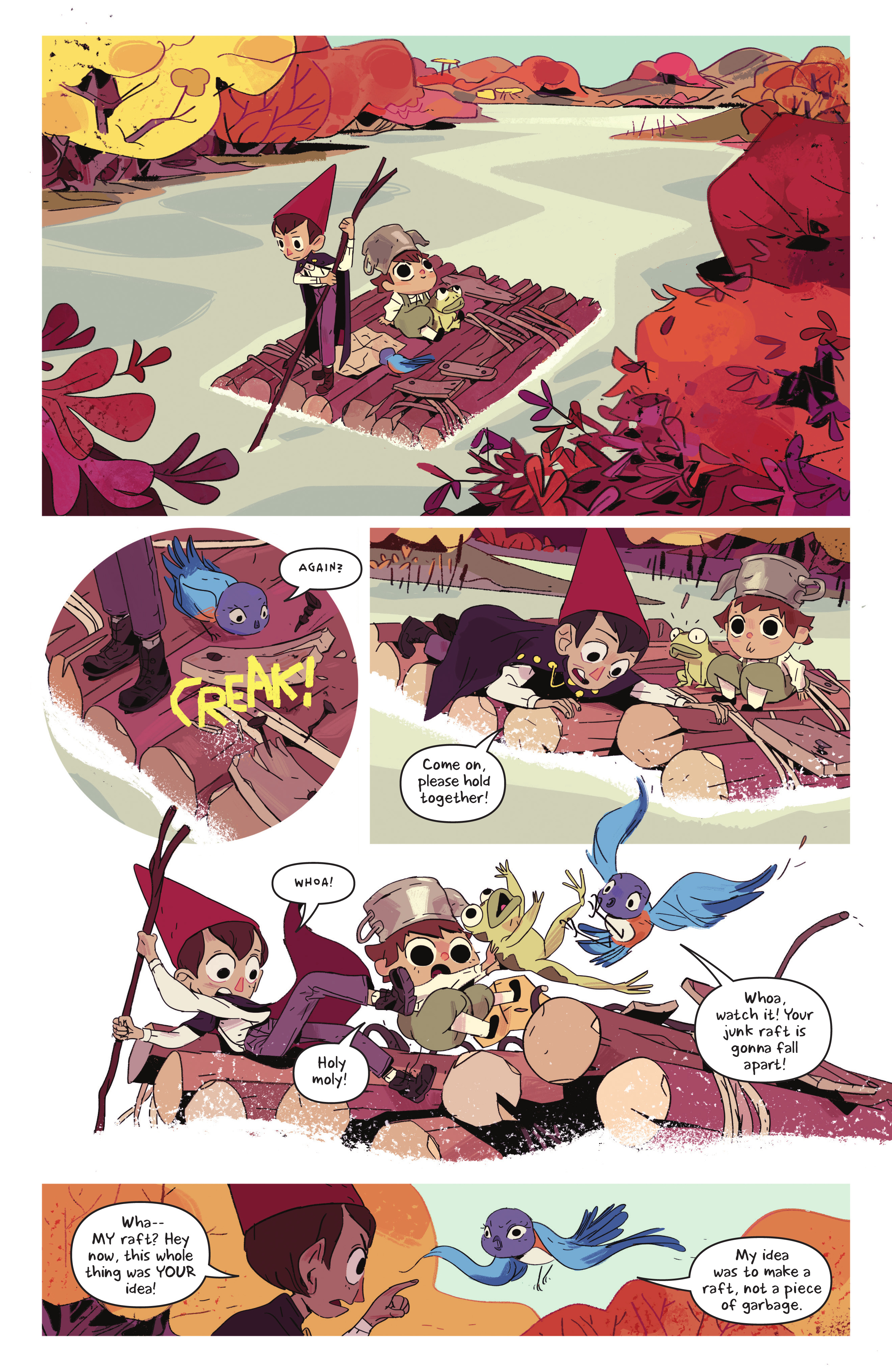 Read online Over the Garden Wall: Hollow Town comic -  Issue # TPB - 6
