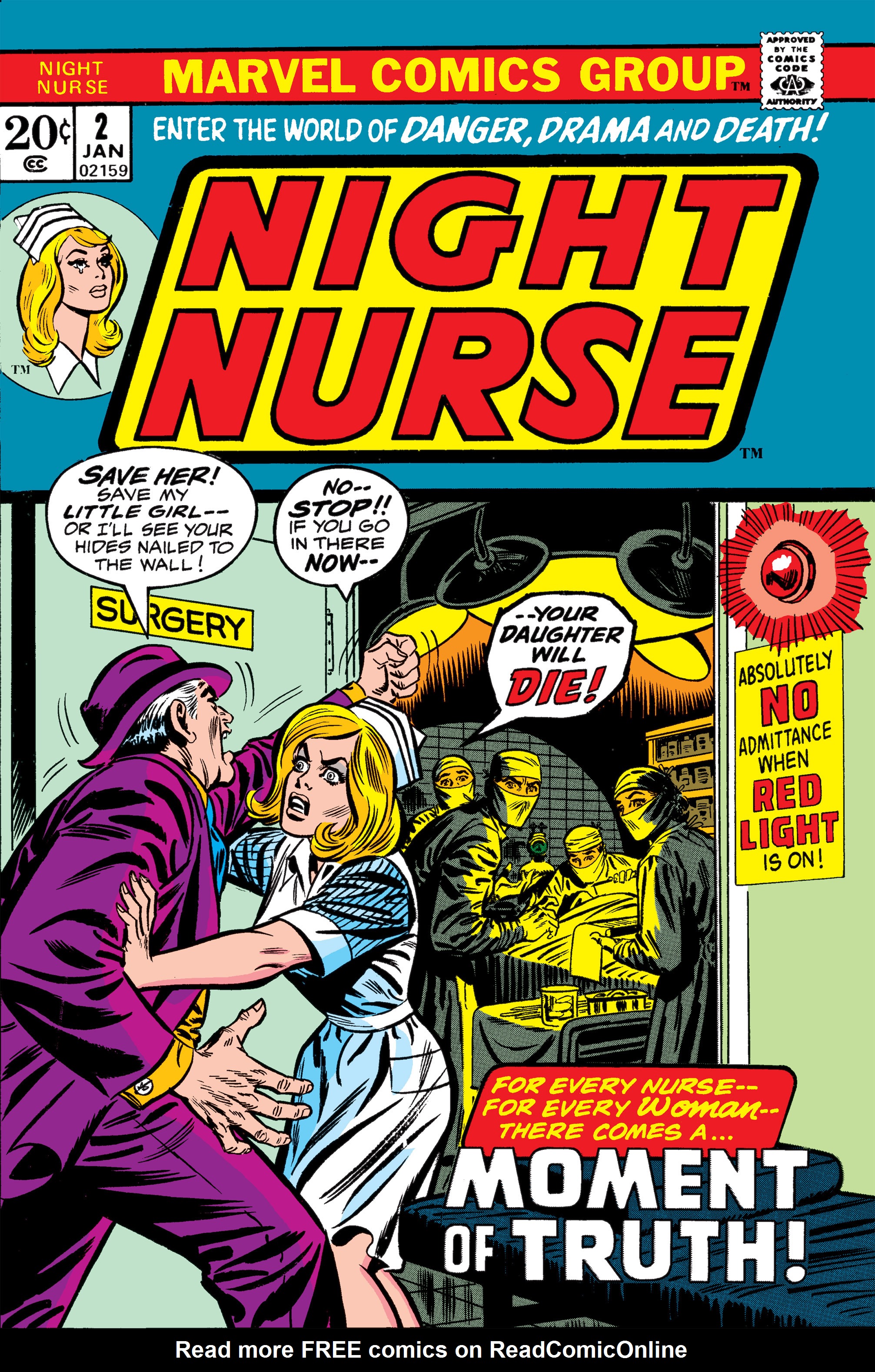 Read online Night Nurse (1972) comic -  Issue #2 - 1