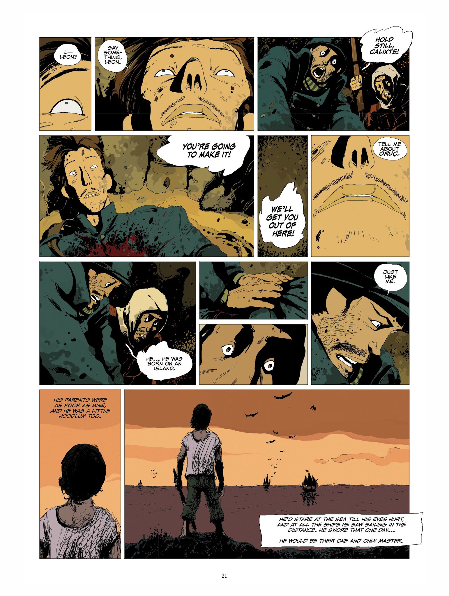 Read online Of Blood and Gold comic -  Issue #1 - 21