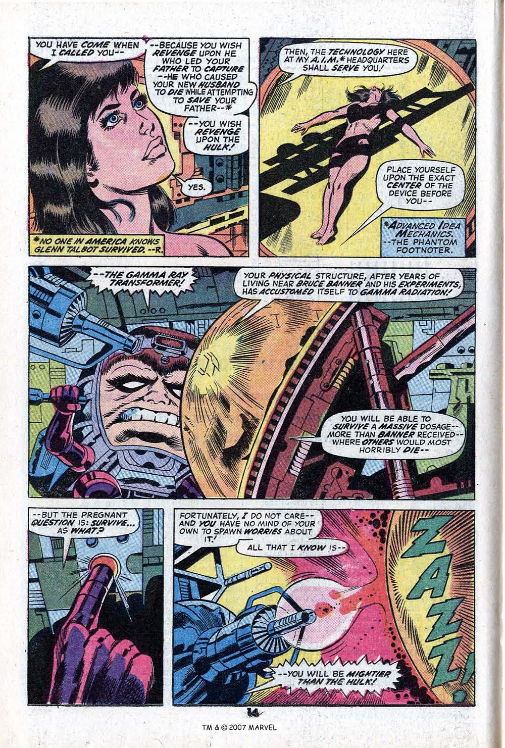 Read online The Incredible Hulk (1968) comic -  Issue #168 - 16