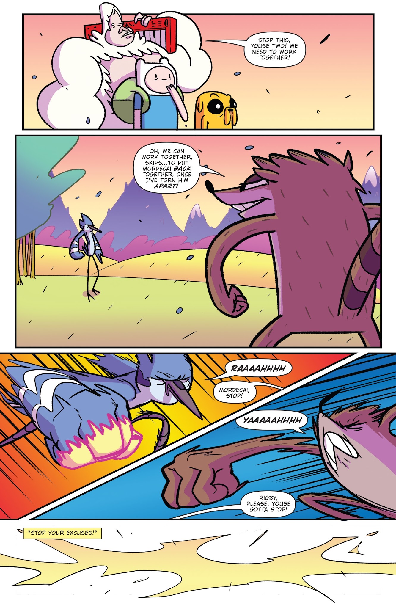 Read online Adventure Time/Regular Show comic -  Issue #5 - 4