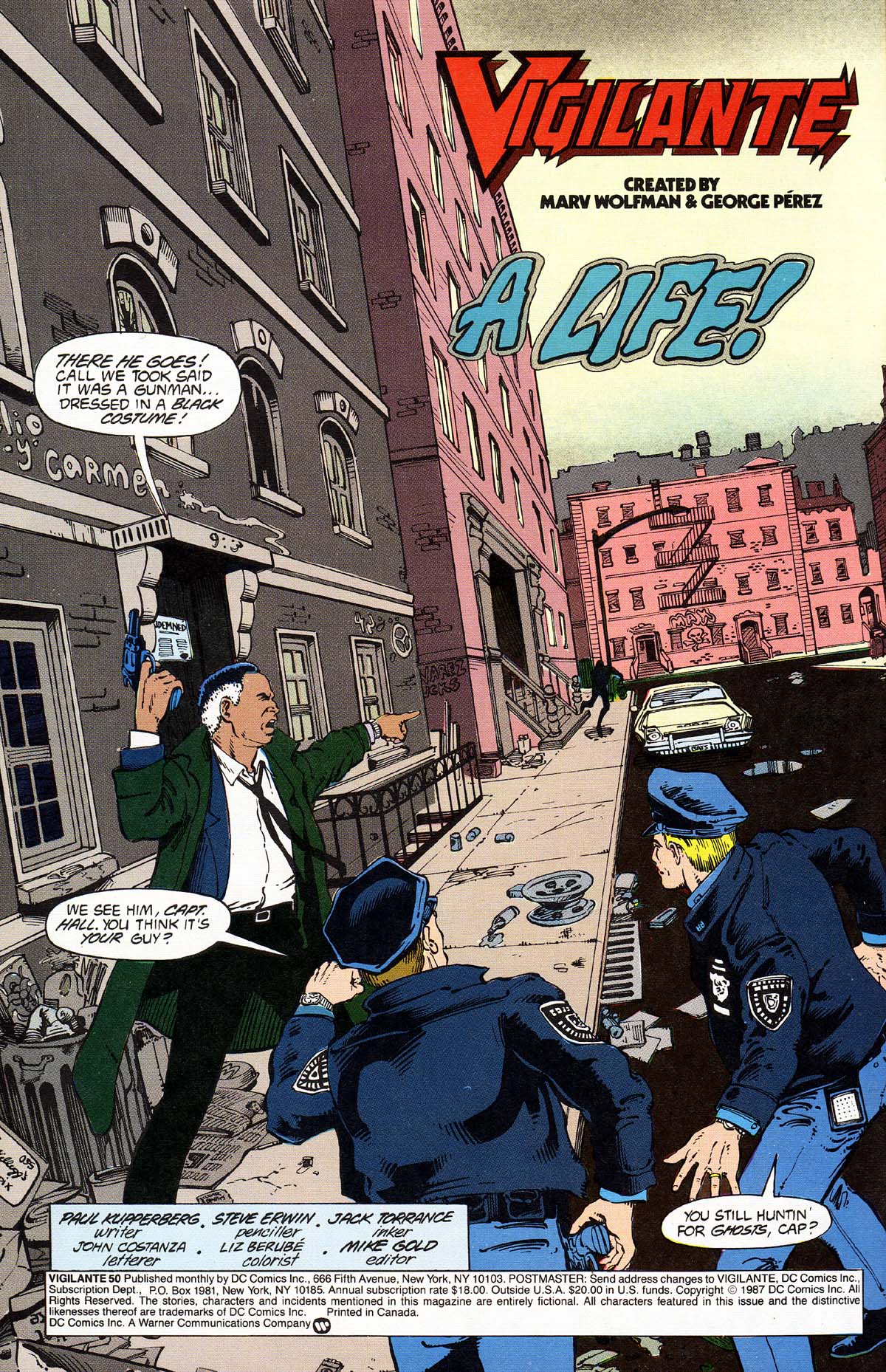 Read online Vigilante (1983) comic -  Issue #50 - 6