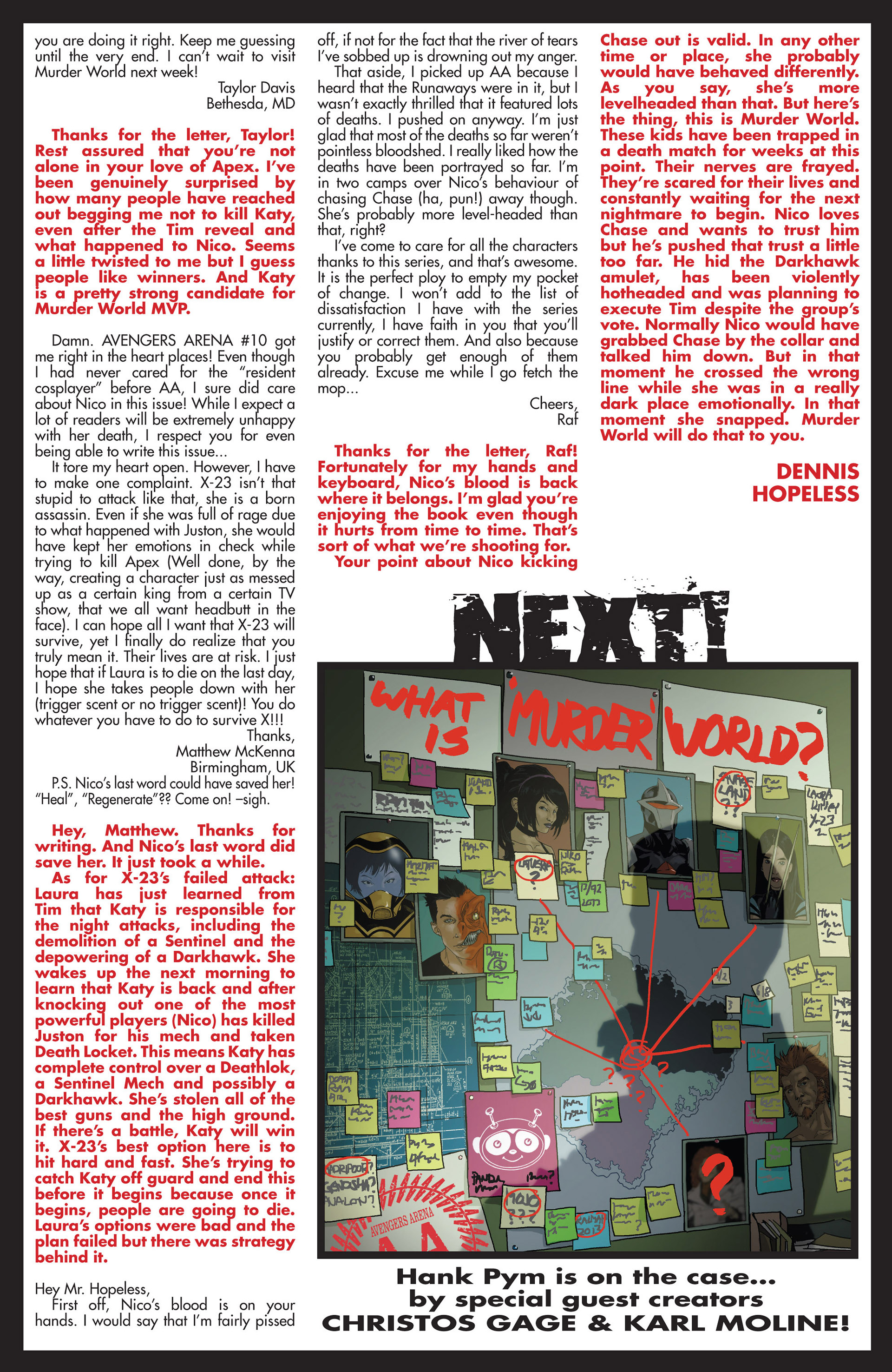 Read online Avengers Arena comic -  Issue #12 - 24