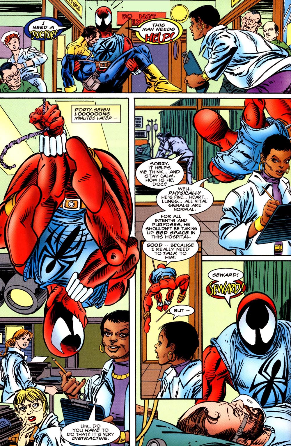 Read online Spider-Man (1990) comic -  Issue #63a - Scarlet Spider 1 - 4