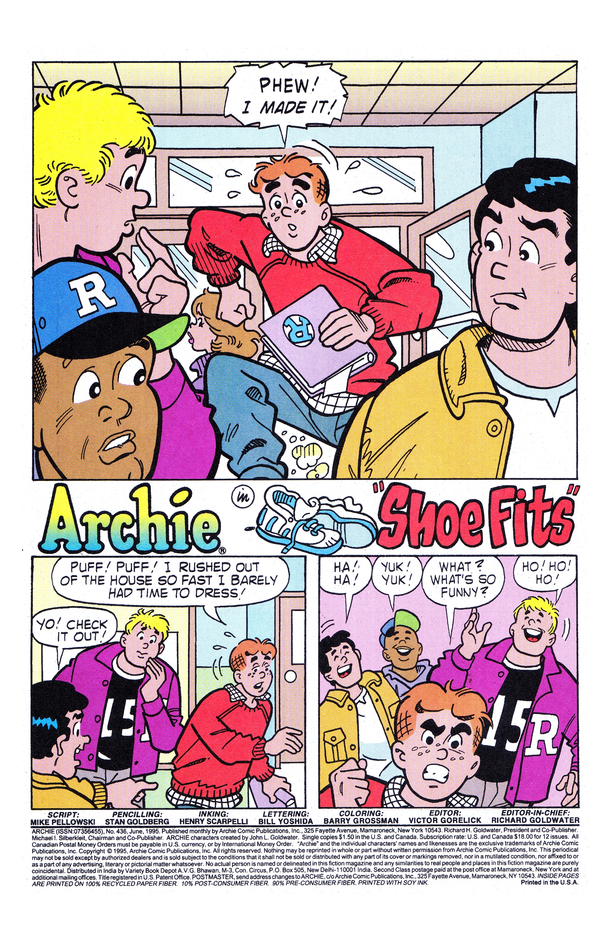Read online Archie (1960) comic -  Issue #436 - 2