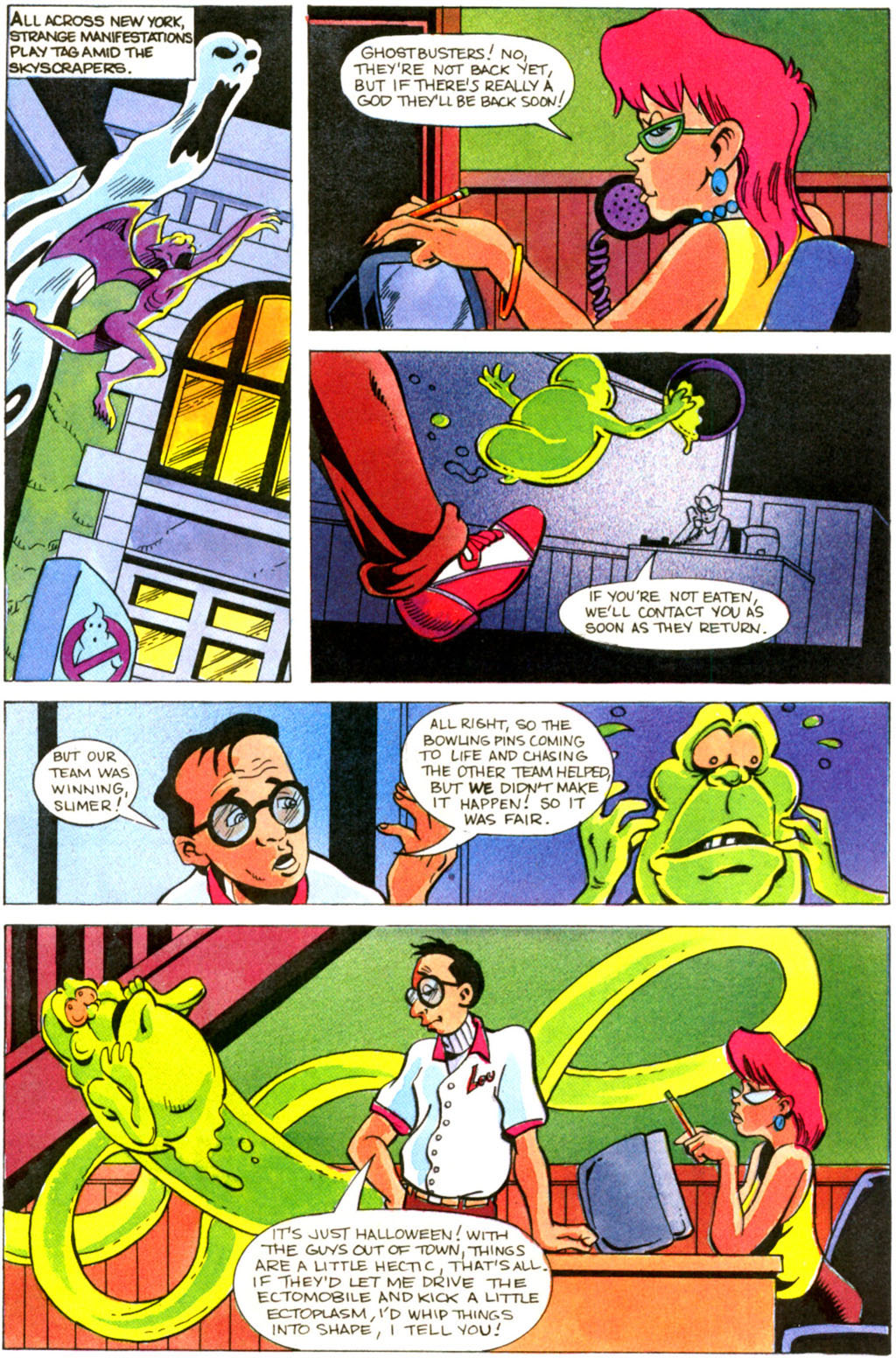 Read online Real Ghostbusters comic -  Issue #17 - 5