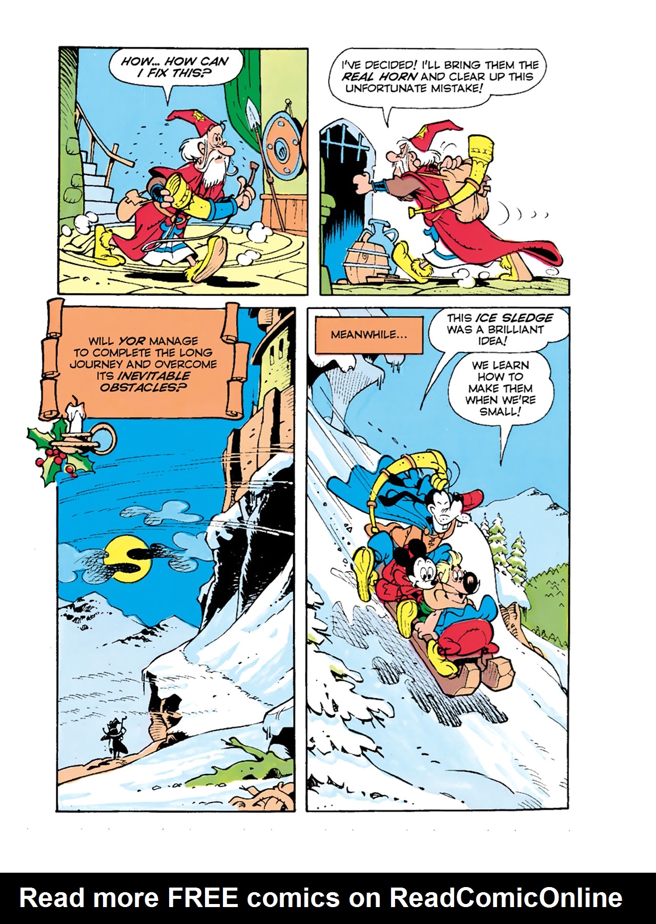 Read online Mickey Mouse in the Sword of Ice comic -  Issue #1 - 31