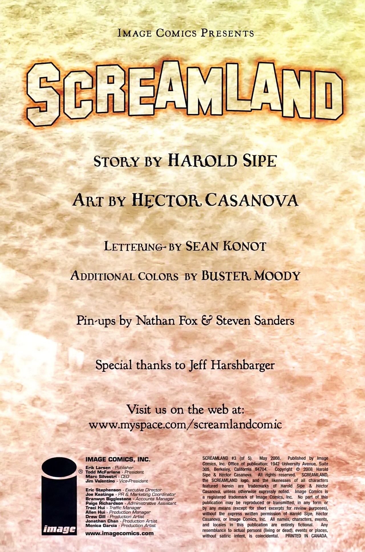 Read online Screamland comic -  Issue #3 - 2
