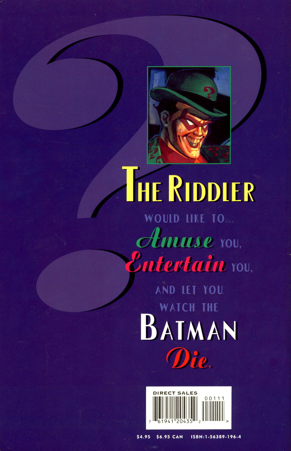 Read online Batman: Riddler - The Riddle Factory comic -  Issue # Full - 51