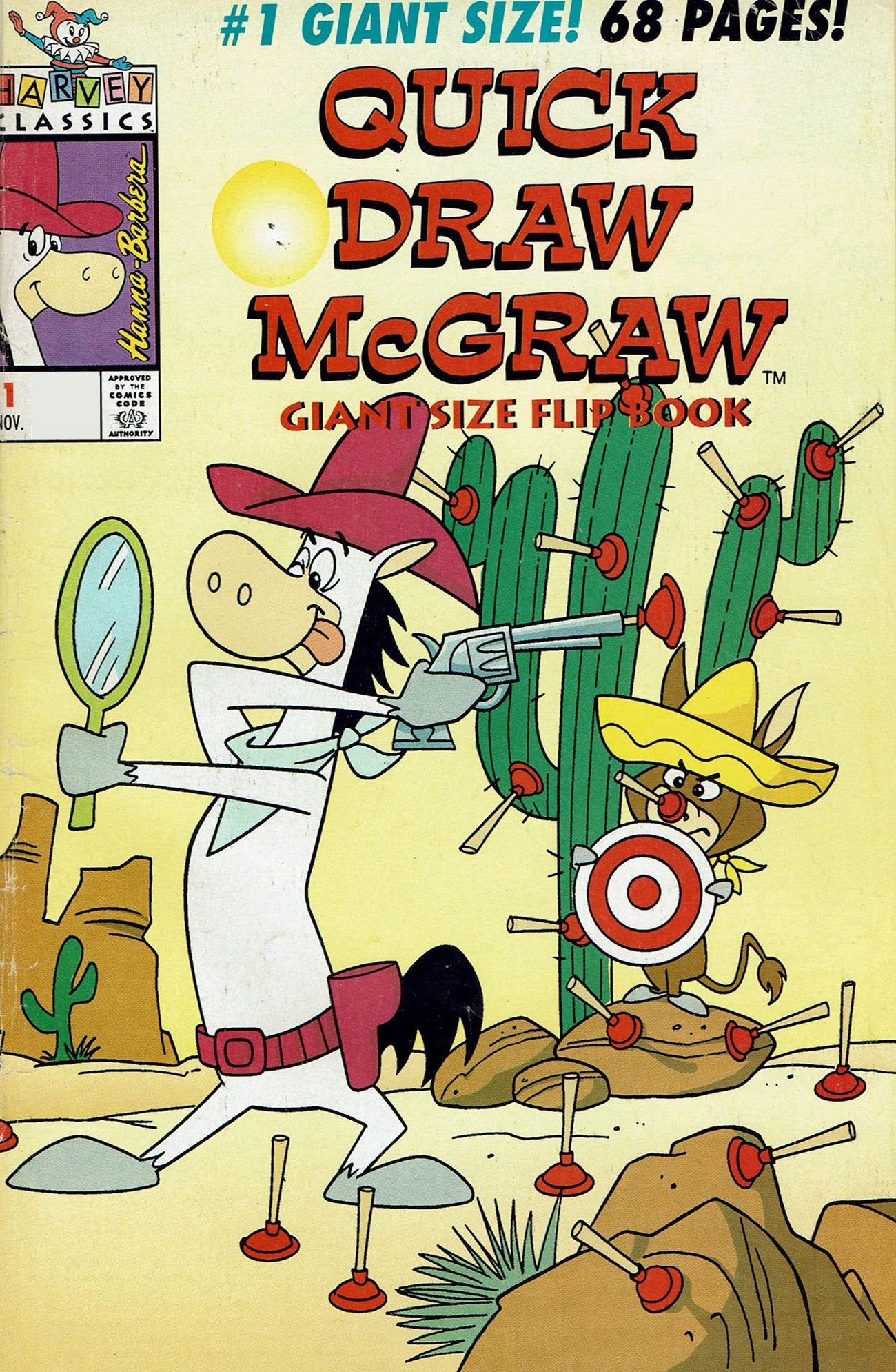 Read online Huckleberry Hound / Quick Draw McGraw Giant Size Flip Book comic -  Issue # Full - 34