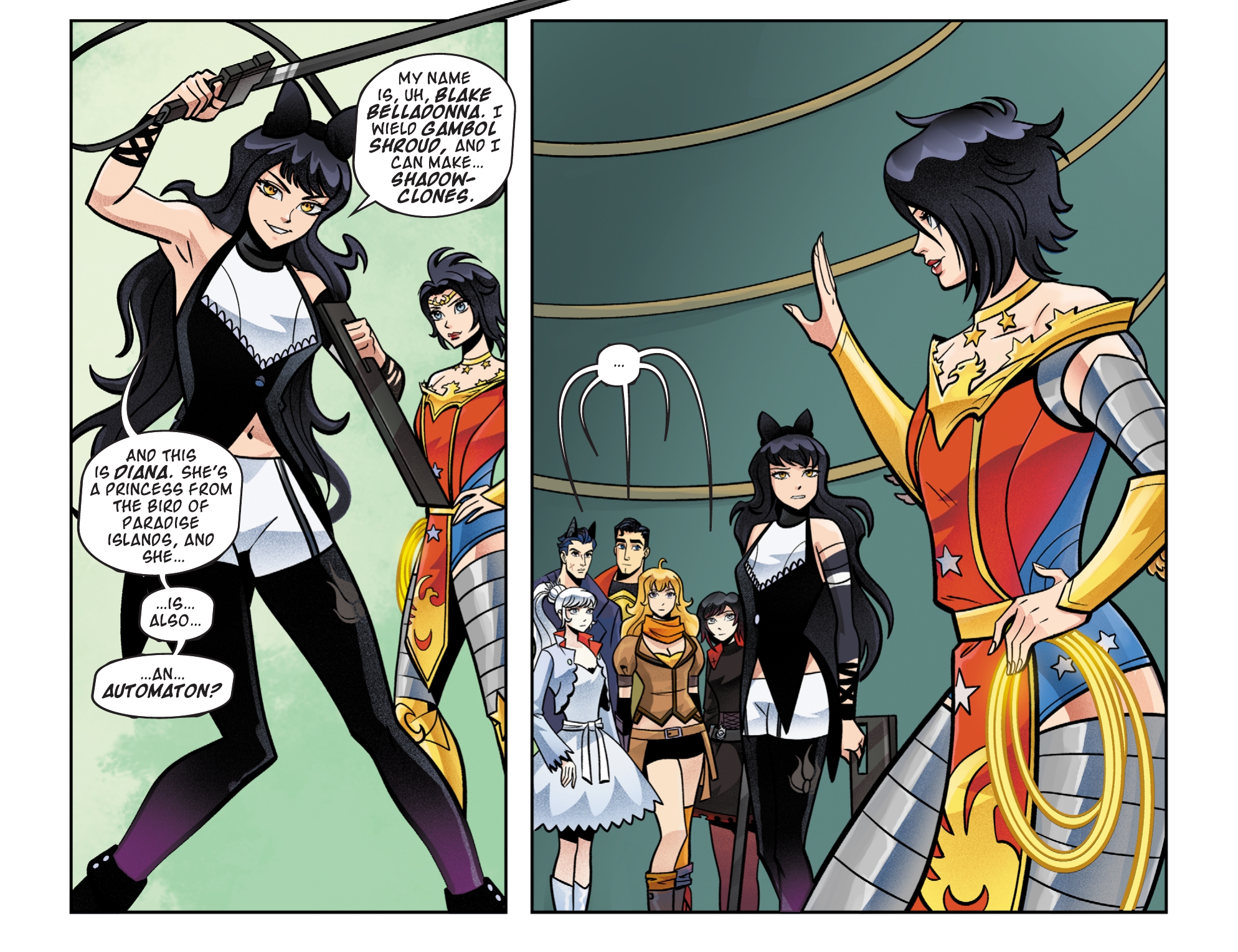Read online RWBY/Justice League comic -  Issue #4 - 9